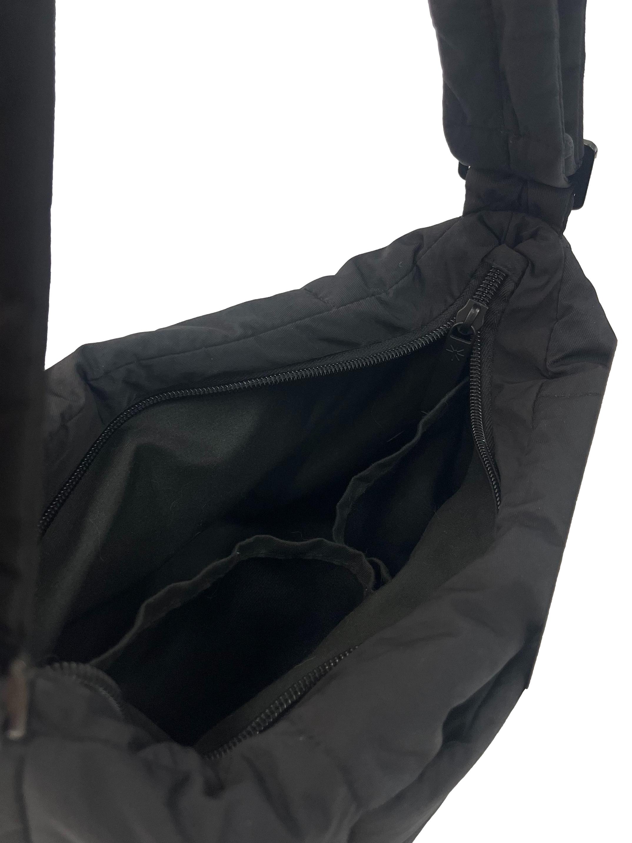 Black Puffer Swing Shoulder Bag CSN