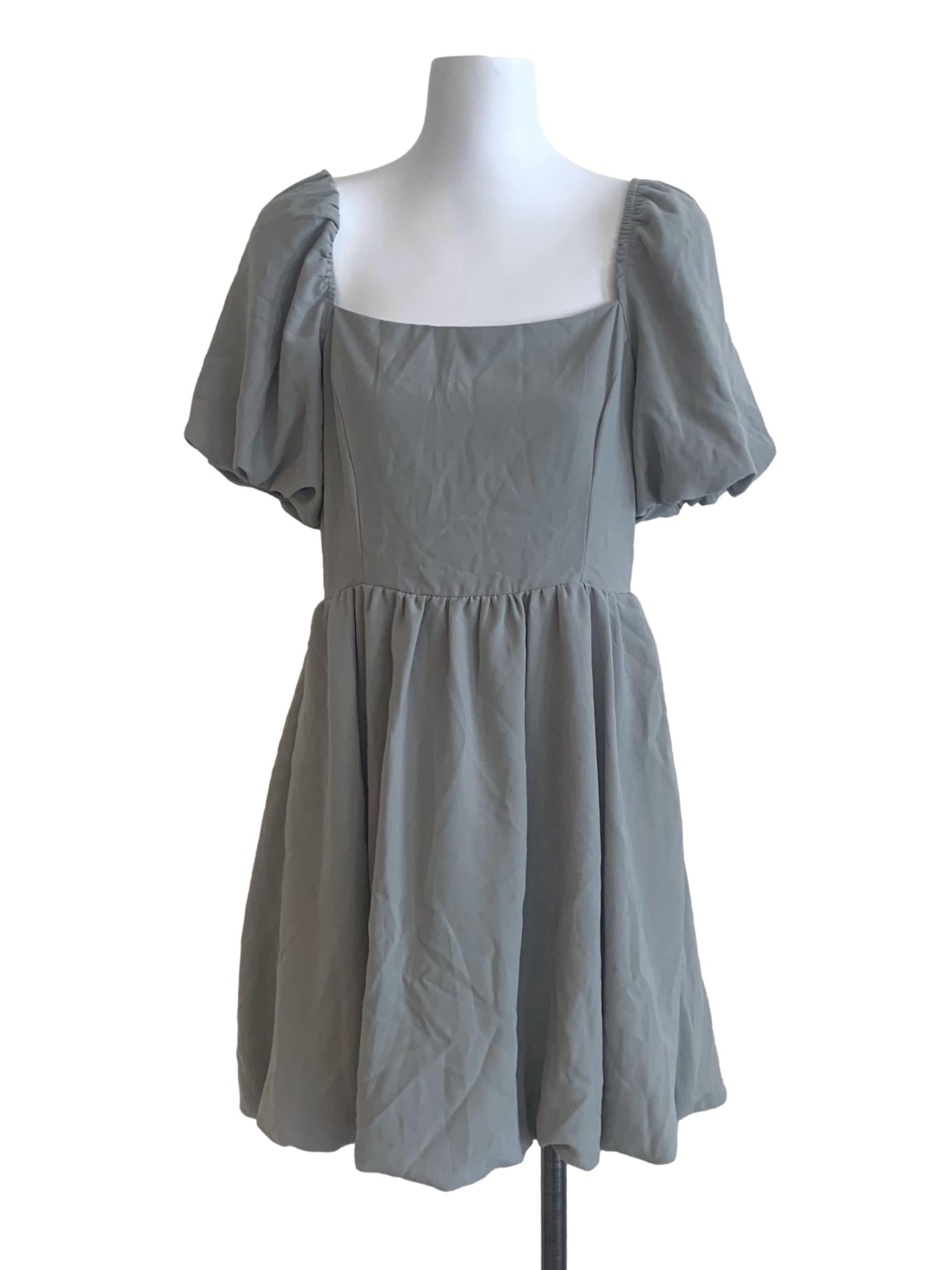 Sage Green Empire Dress