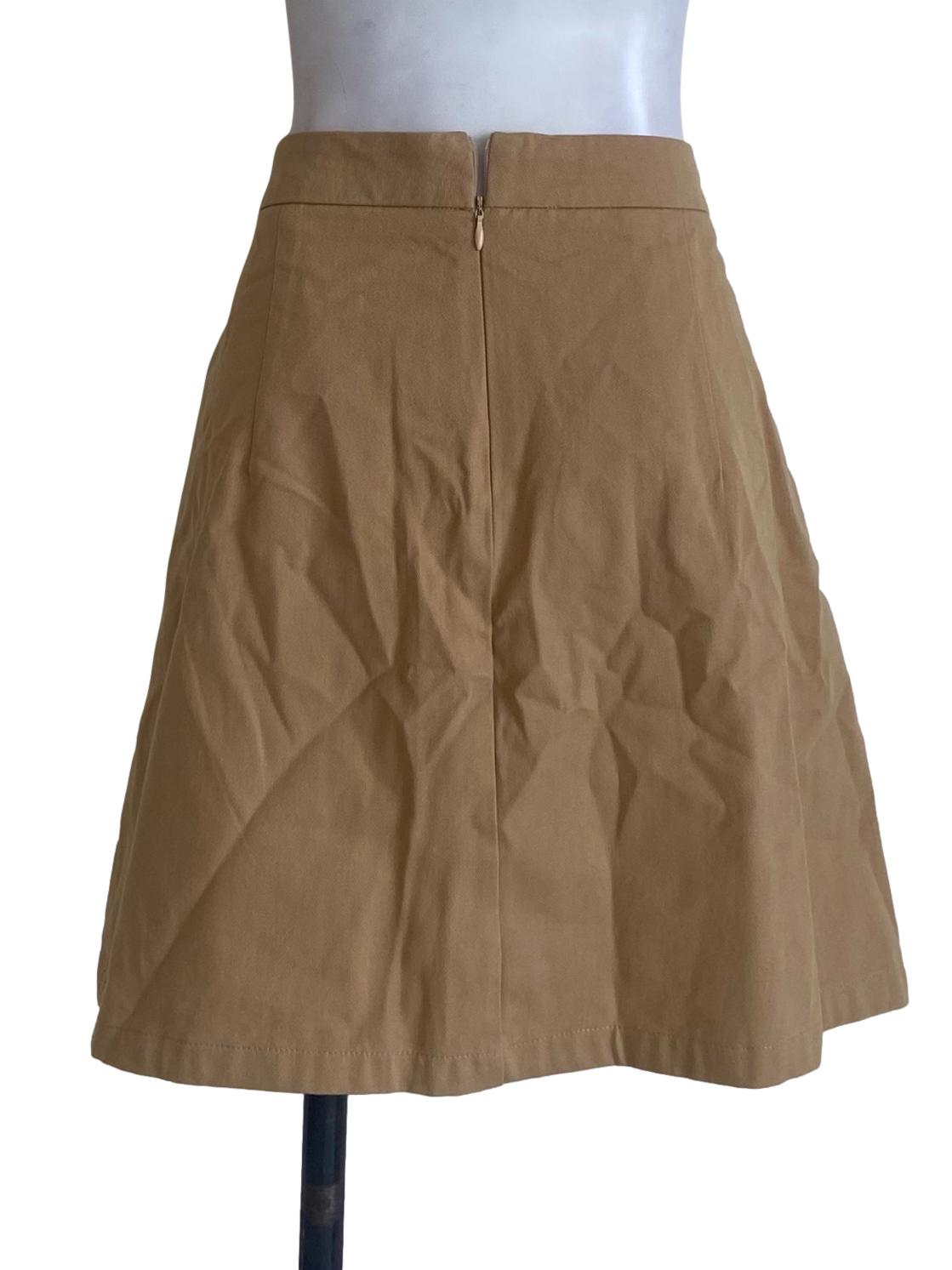 Tortilla Brown Asymmetric Skirts
