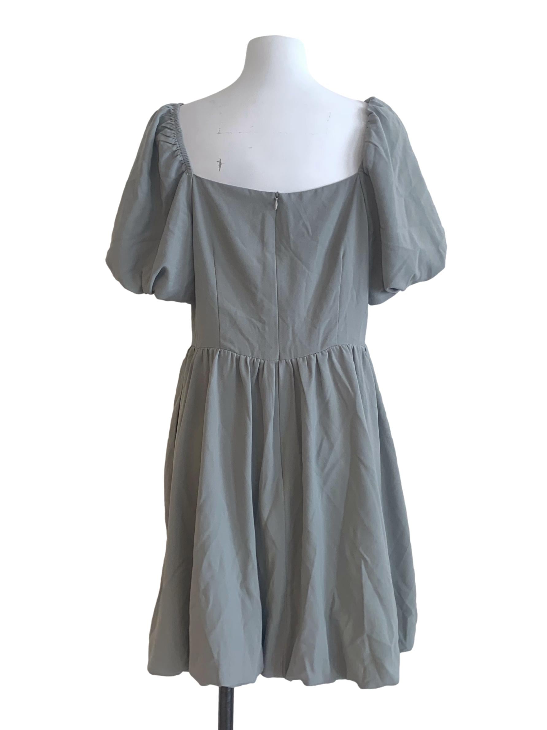 Sage Green Empire Dress