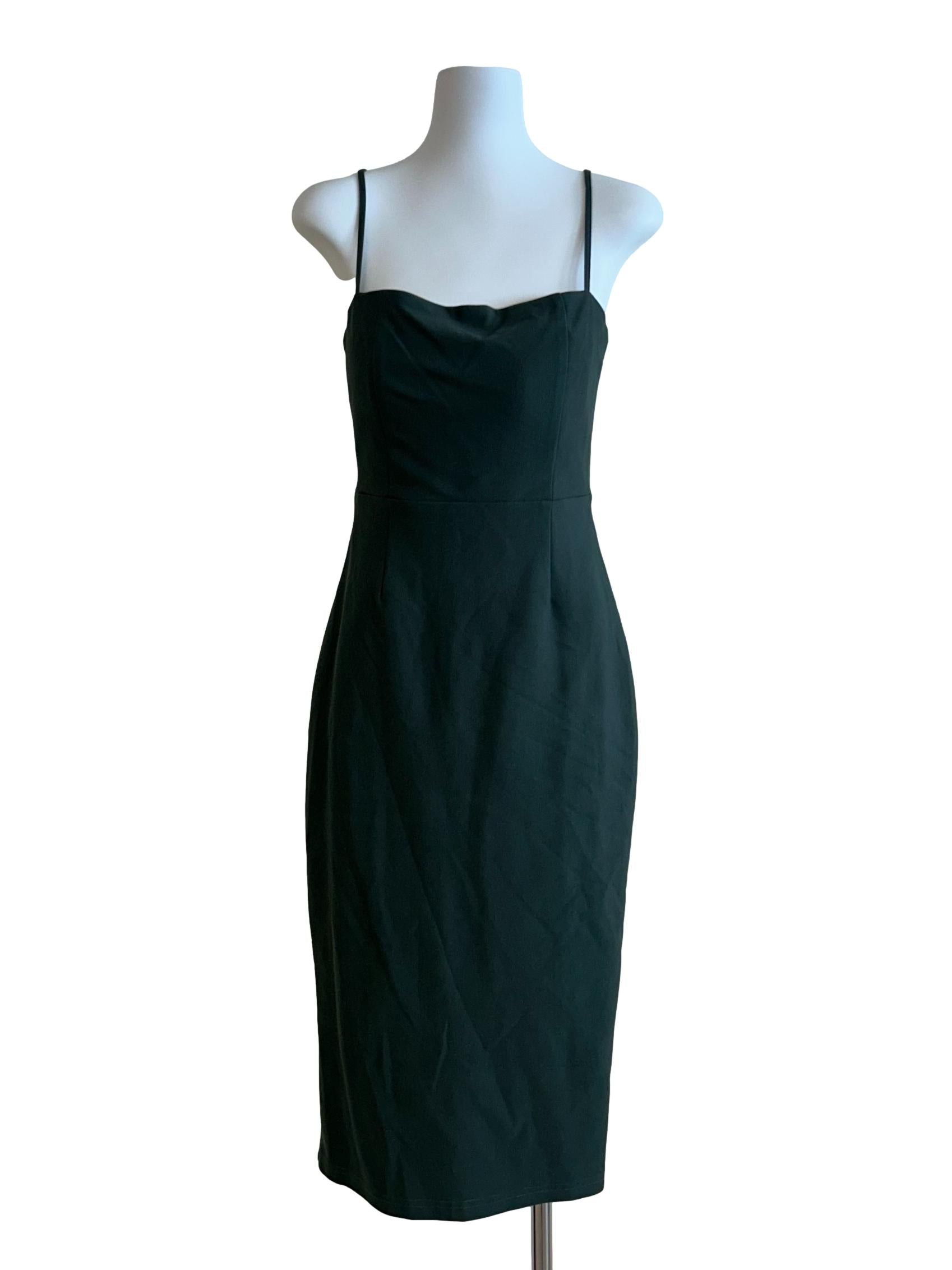 Basil Green Cami Midi Dress
