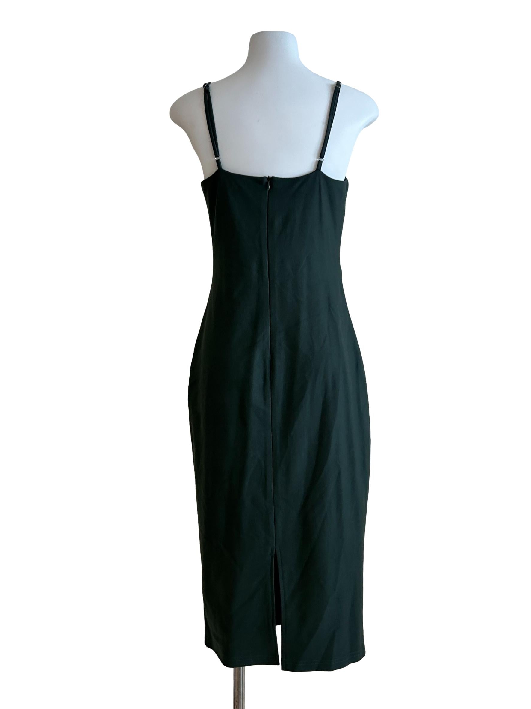 Basil Green Cami Midi Dress