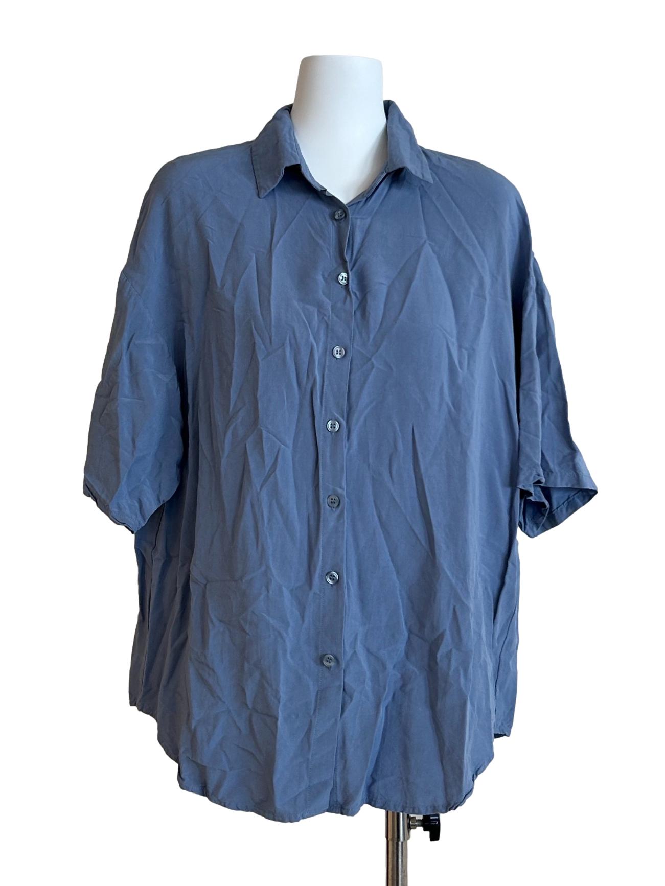 Blue Short Sleeve Shirt