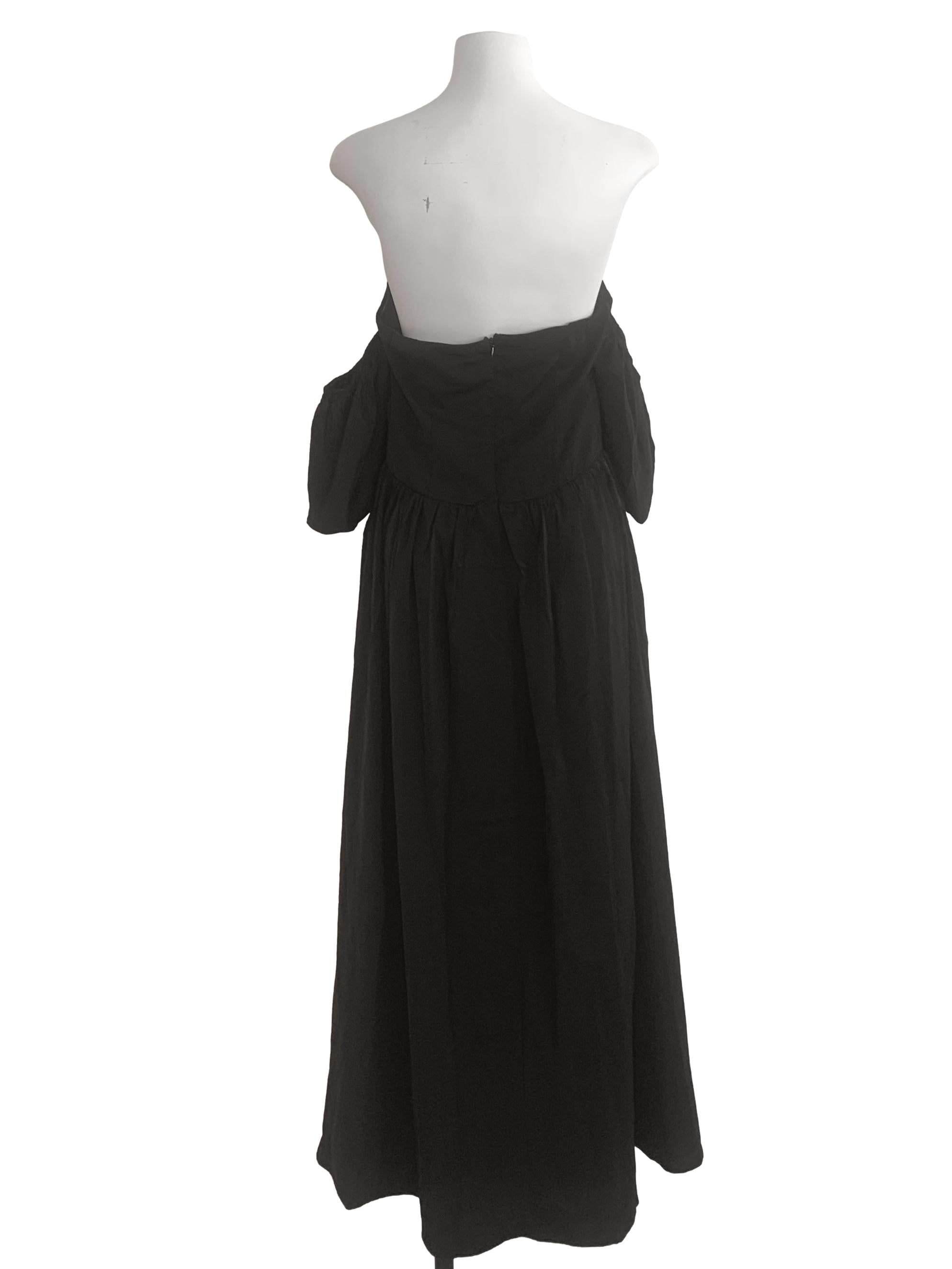 Black Off Shoulder Dress YHF