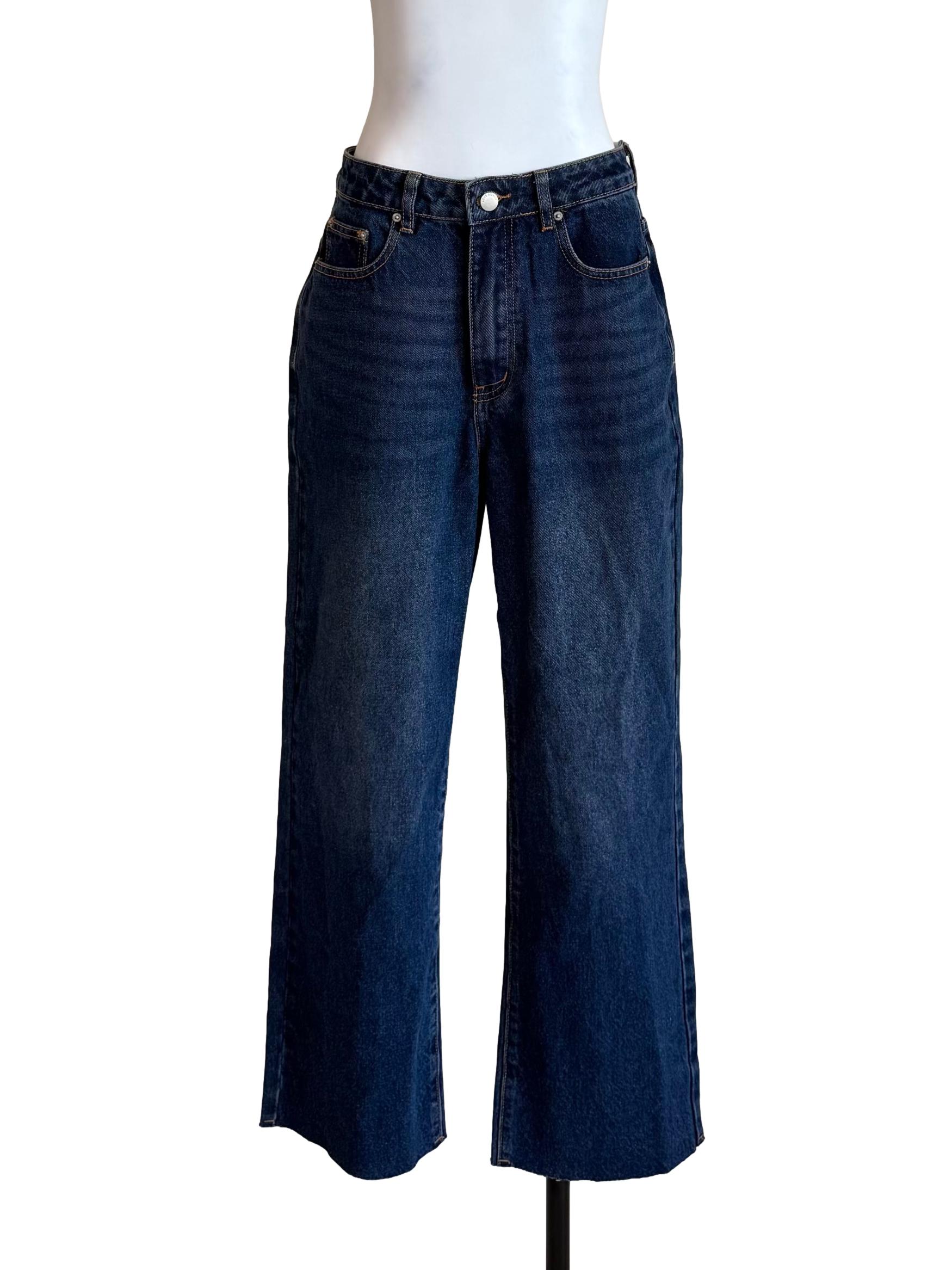 Denim Distressed Baggy Jeans