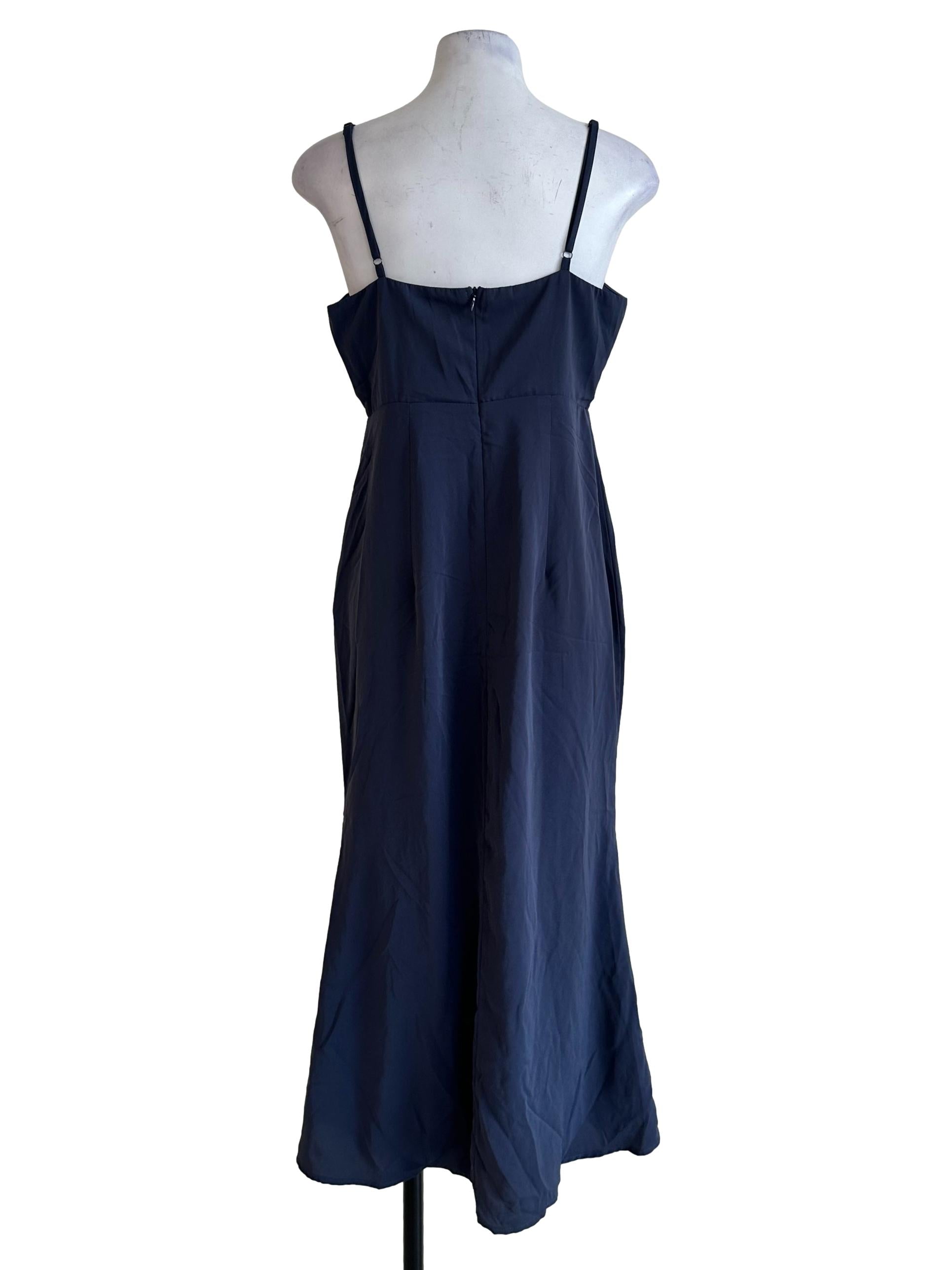 Dark Bluish Grey Padded Dress