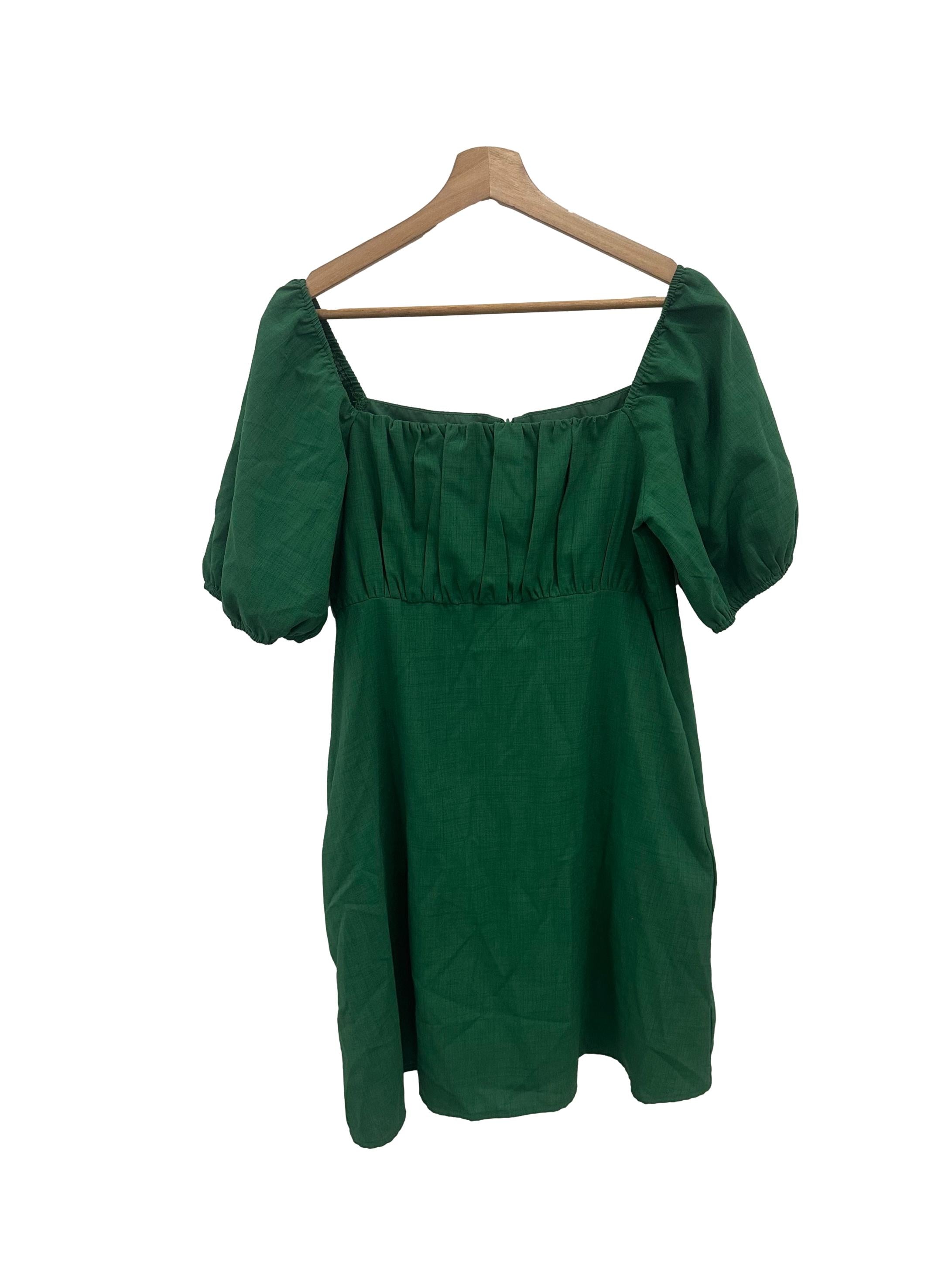 Green Ruch Dress