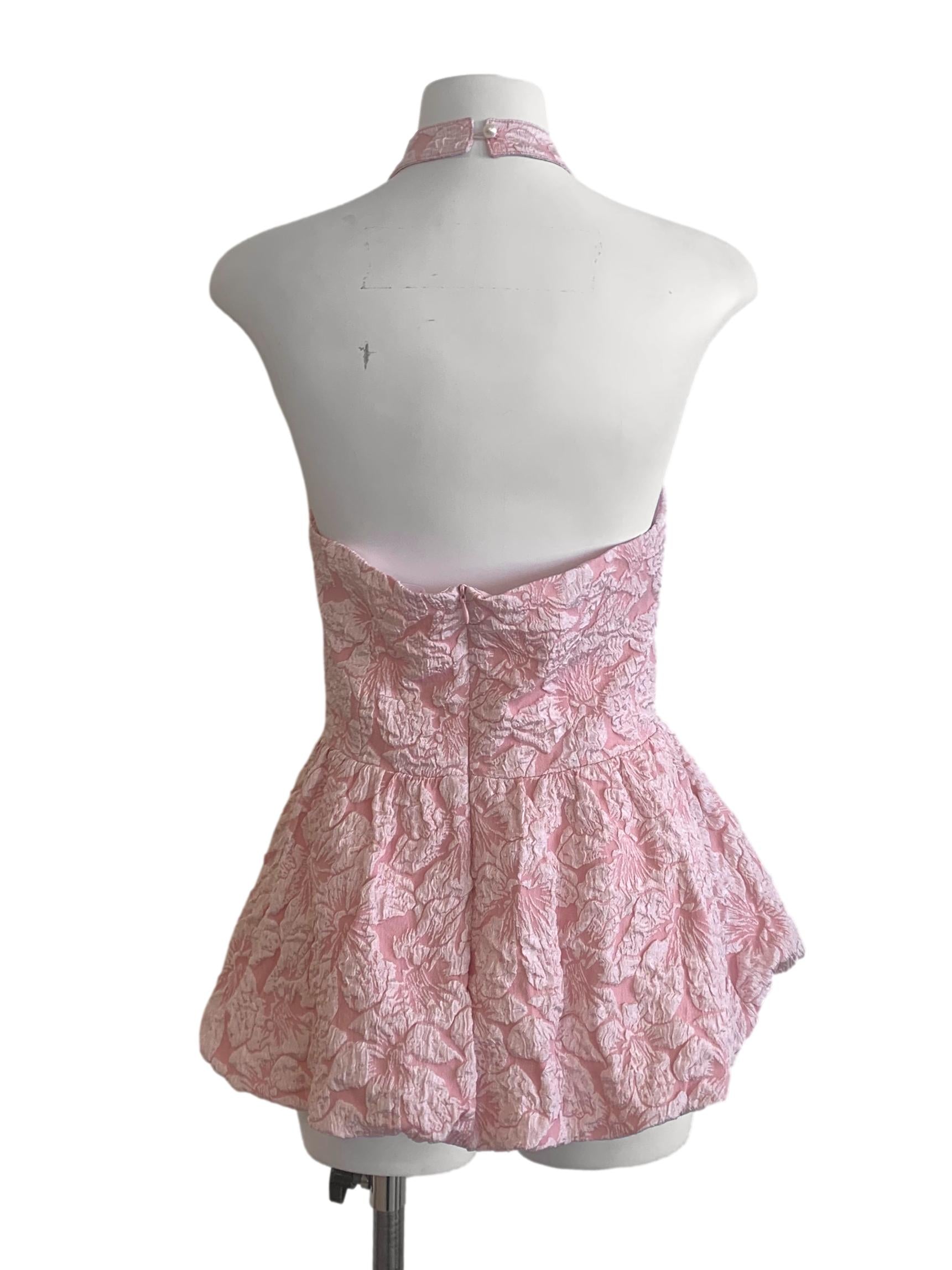 Pink Cheongsam Top