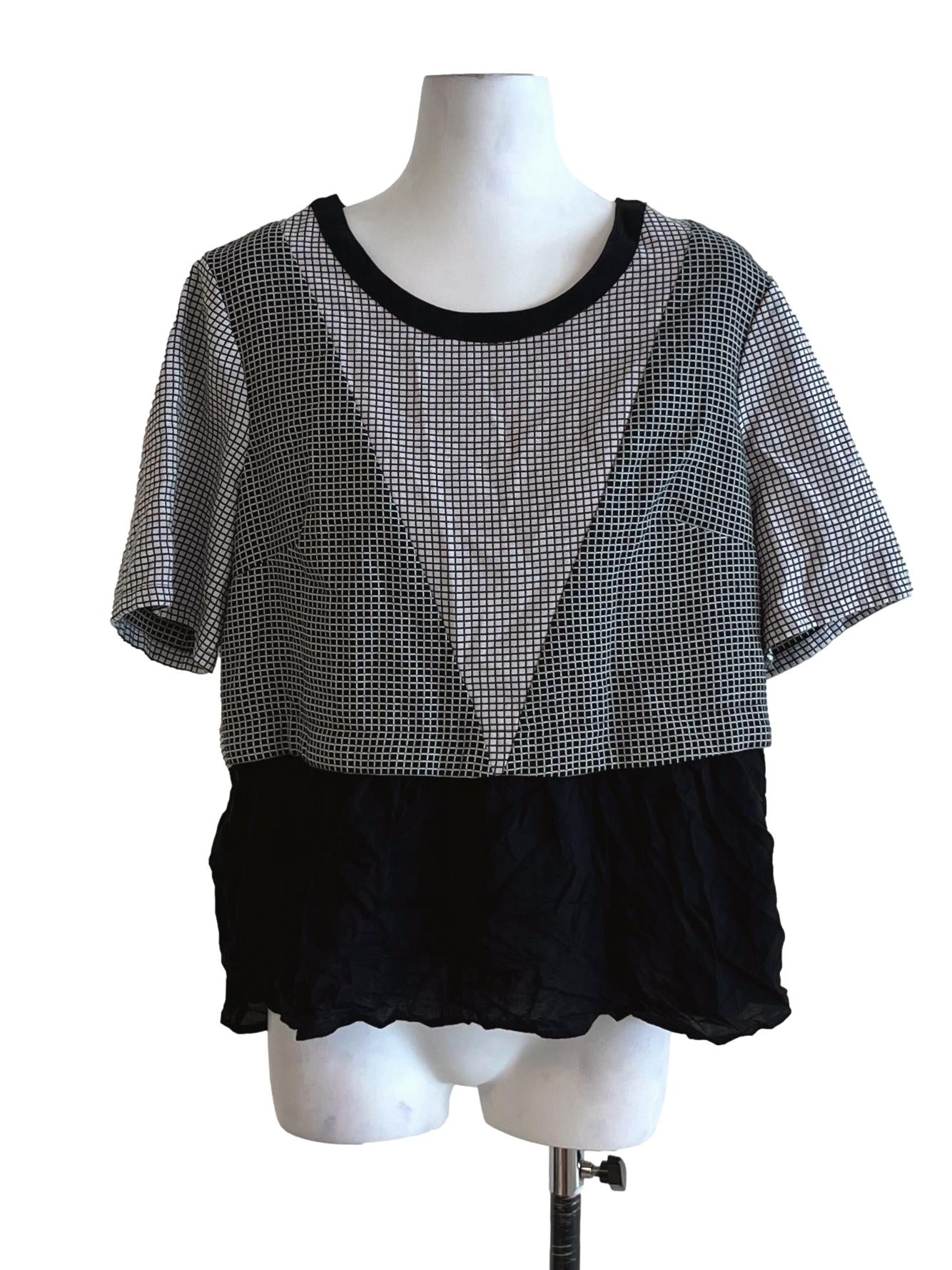 White Shepherd'S Check Blouse