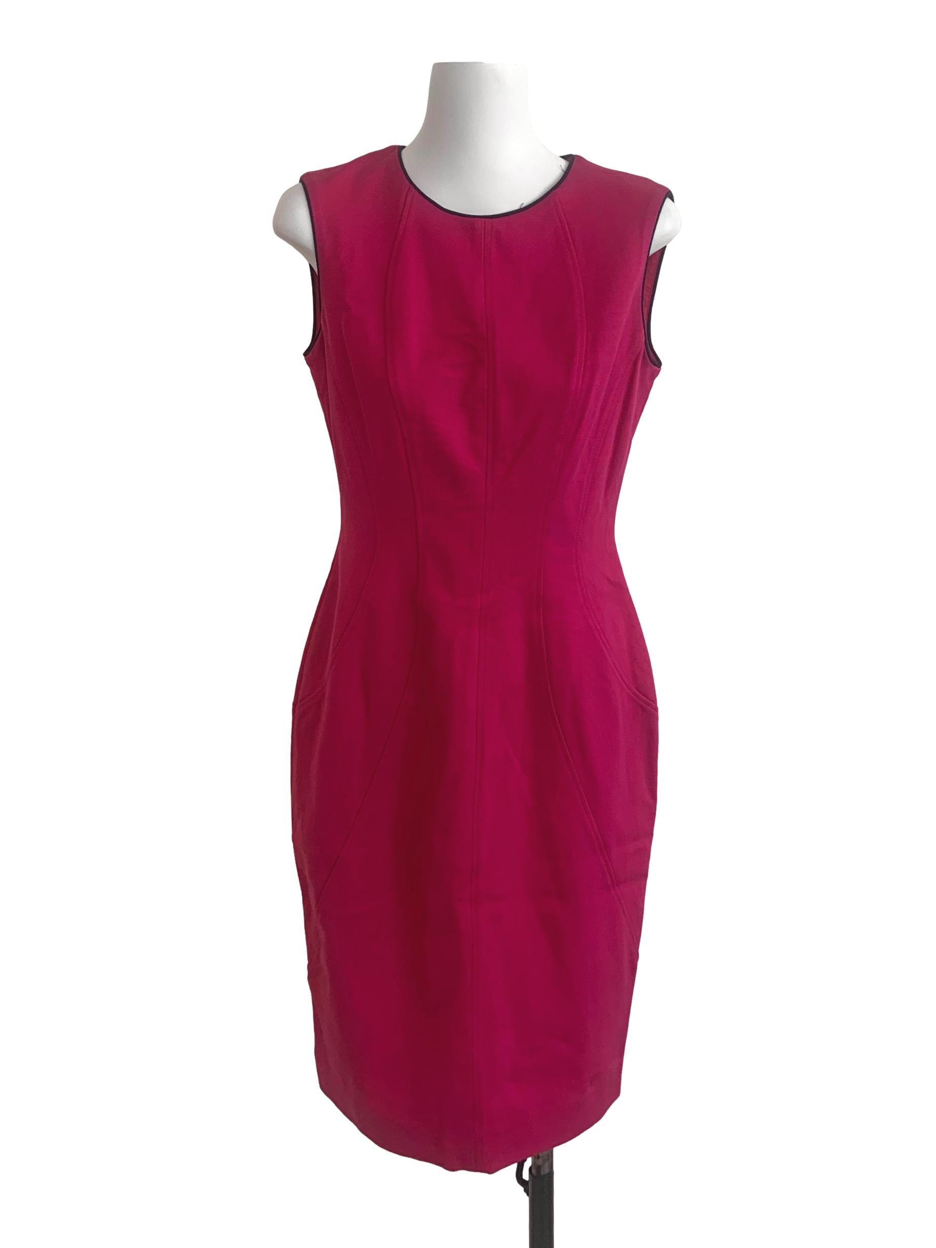 Hot Pink Sheath Dress
