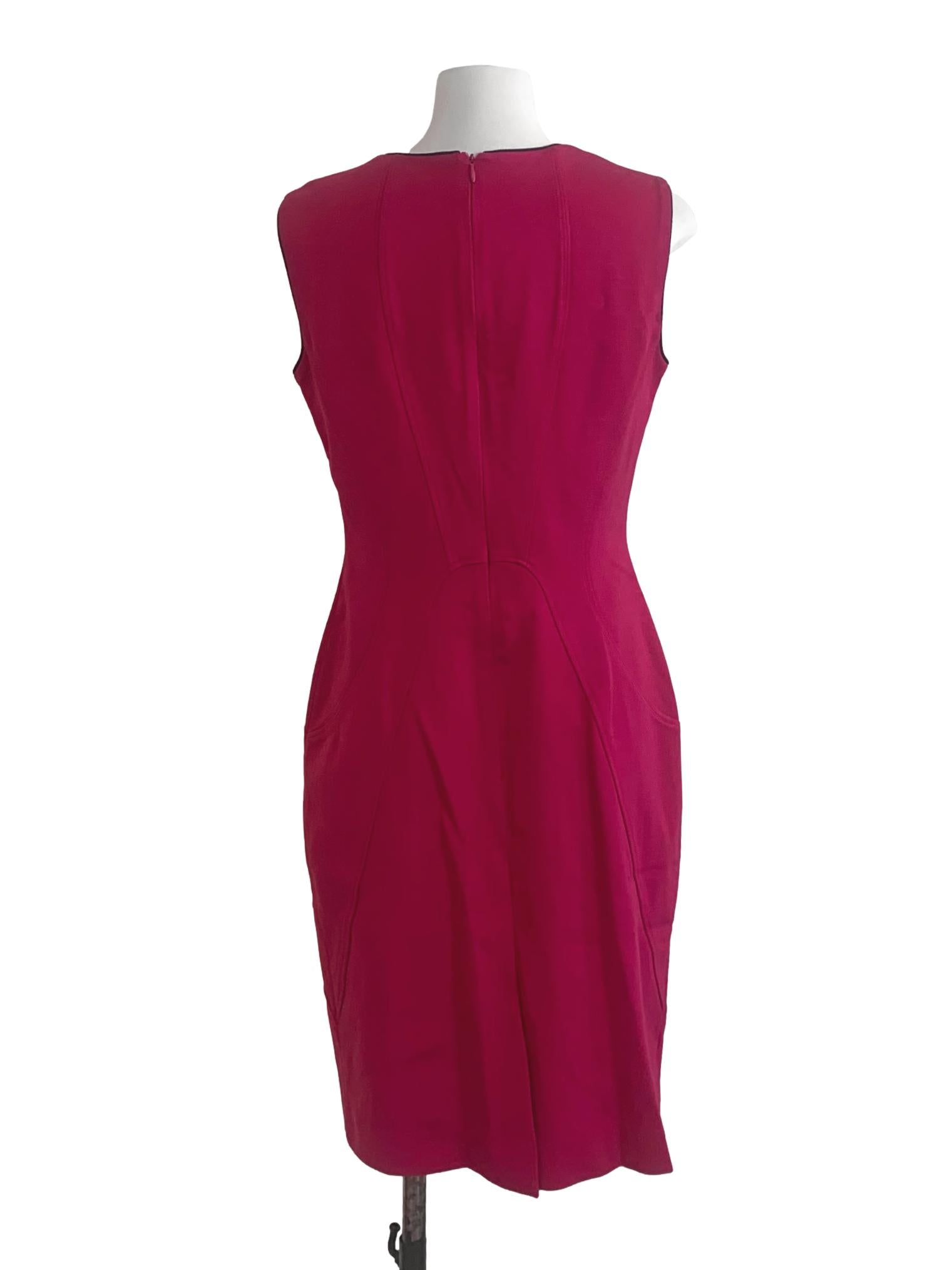 Hot Pink Sheath Dress