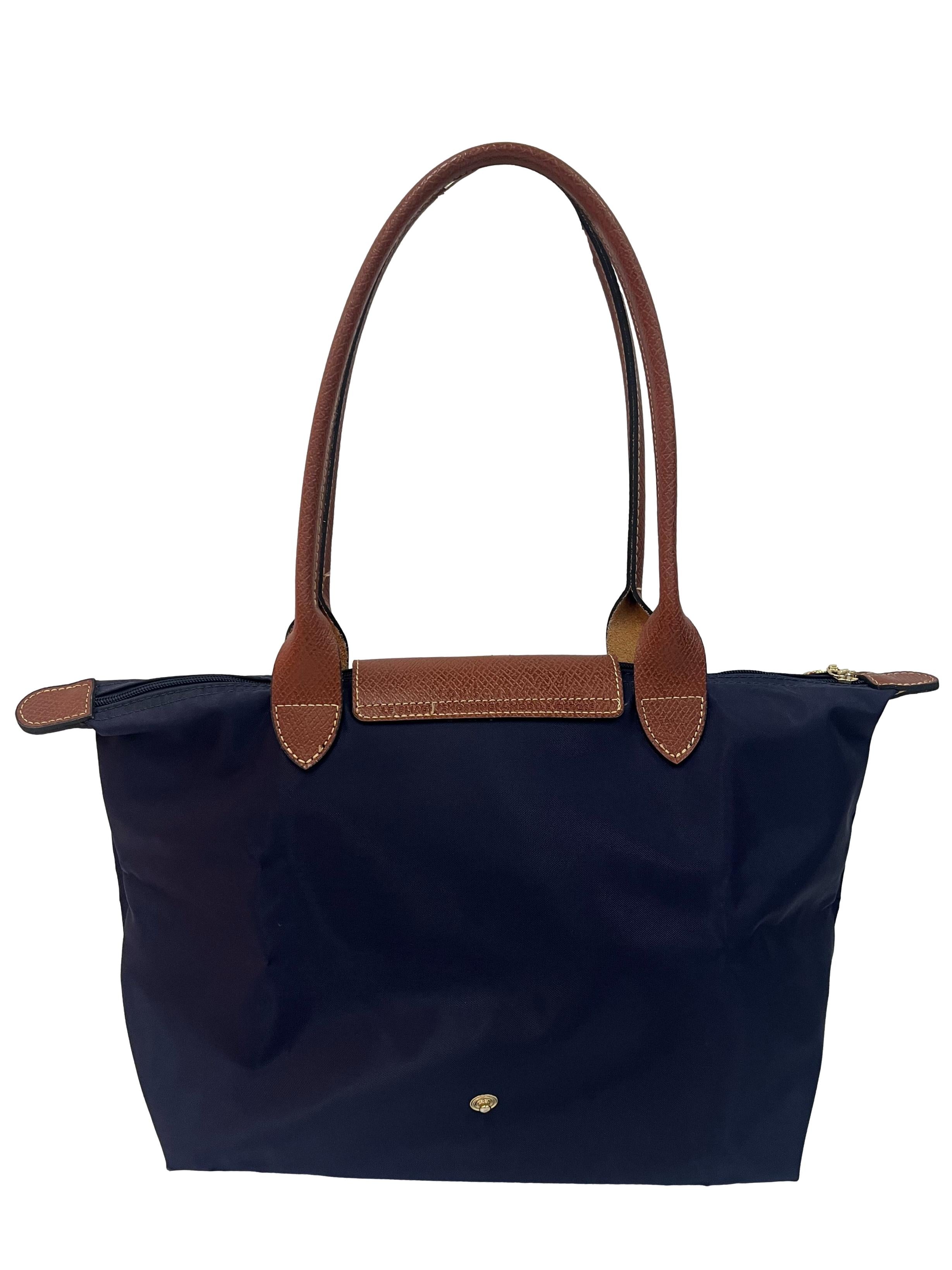 Navy Le Pliage Small Tote Bag CSN