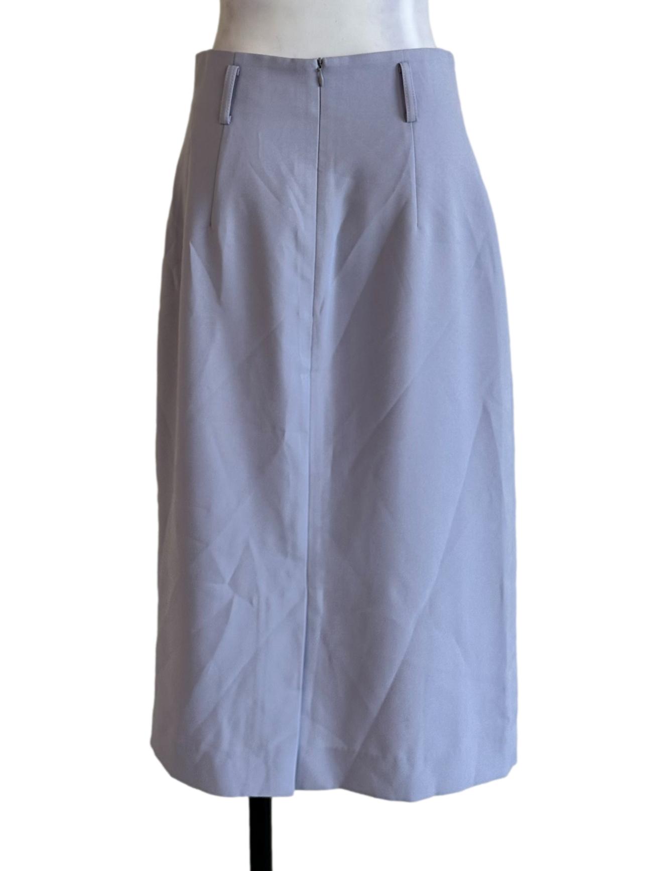 Heather Purple Plain Skirt