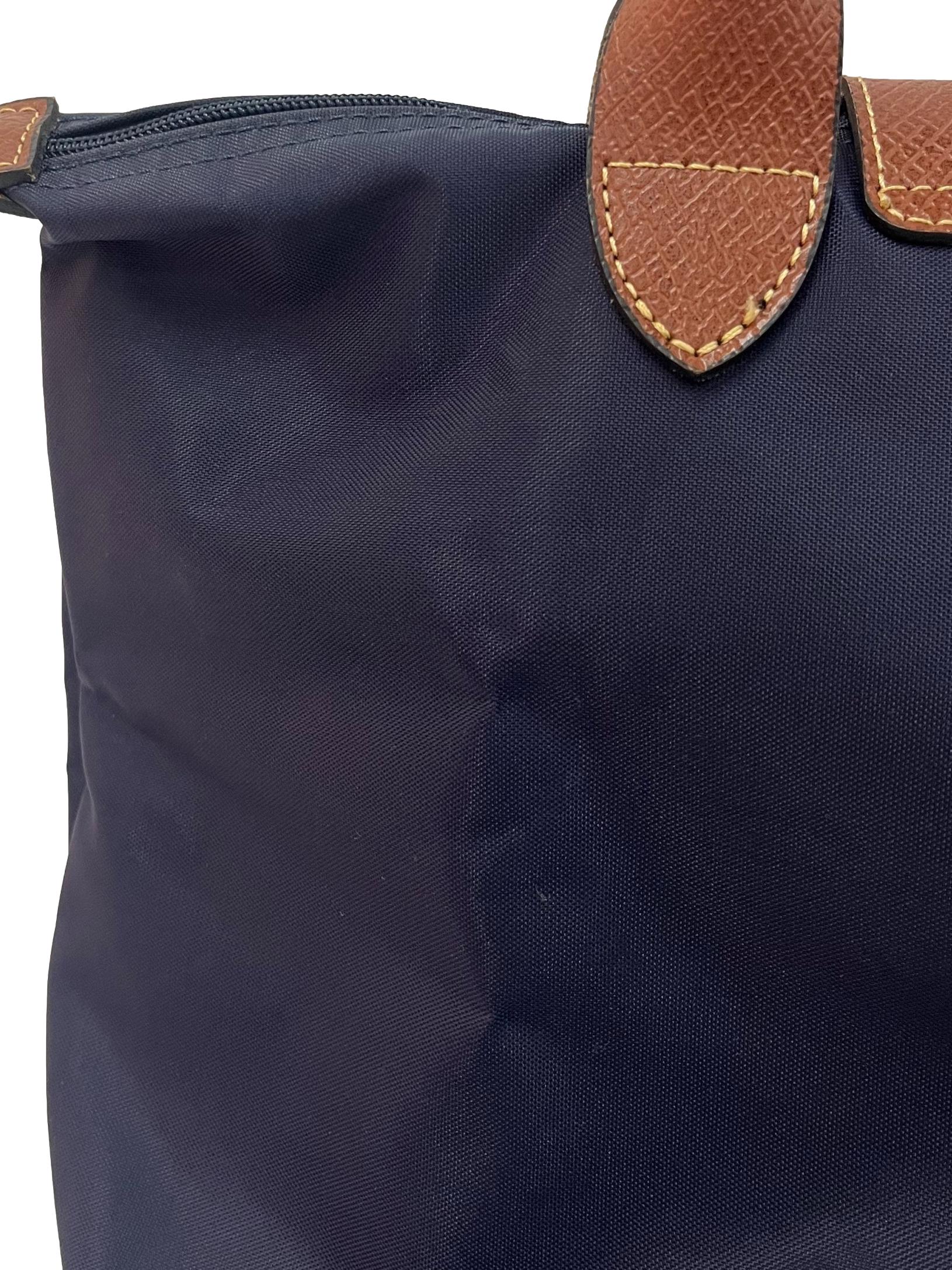 Navy Le Pliage Small Tote Bag CSN