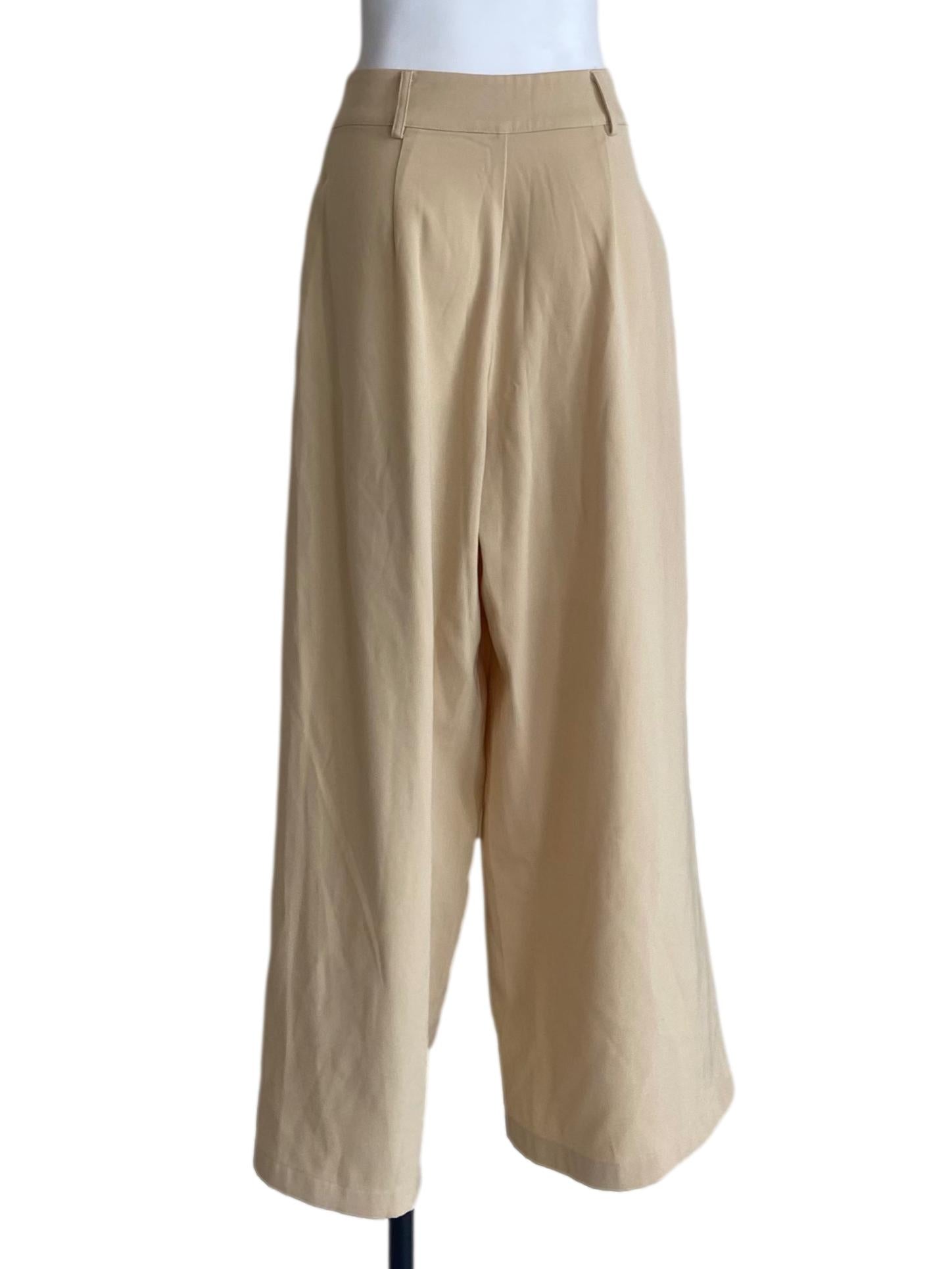Banana Yellow Herringbone Formal Pants