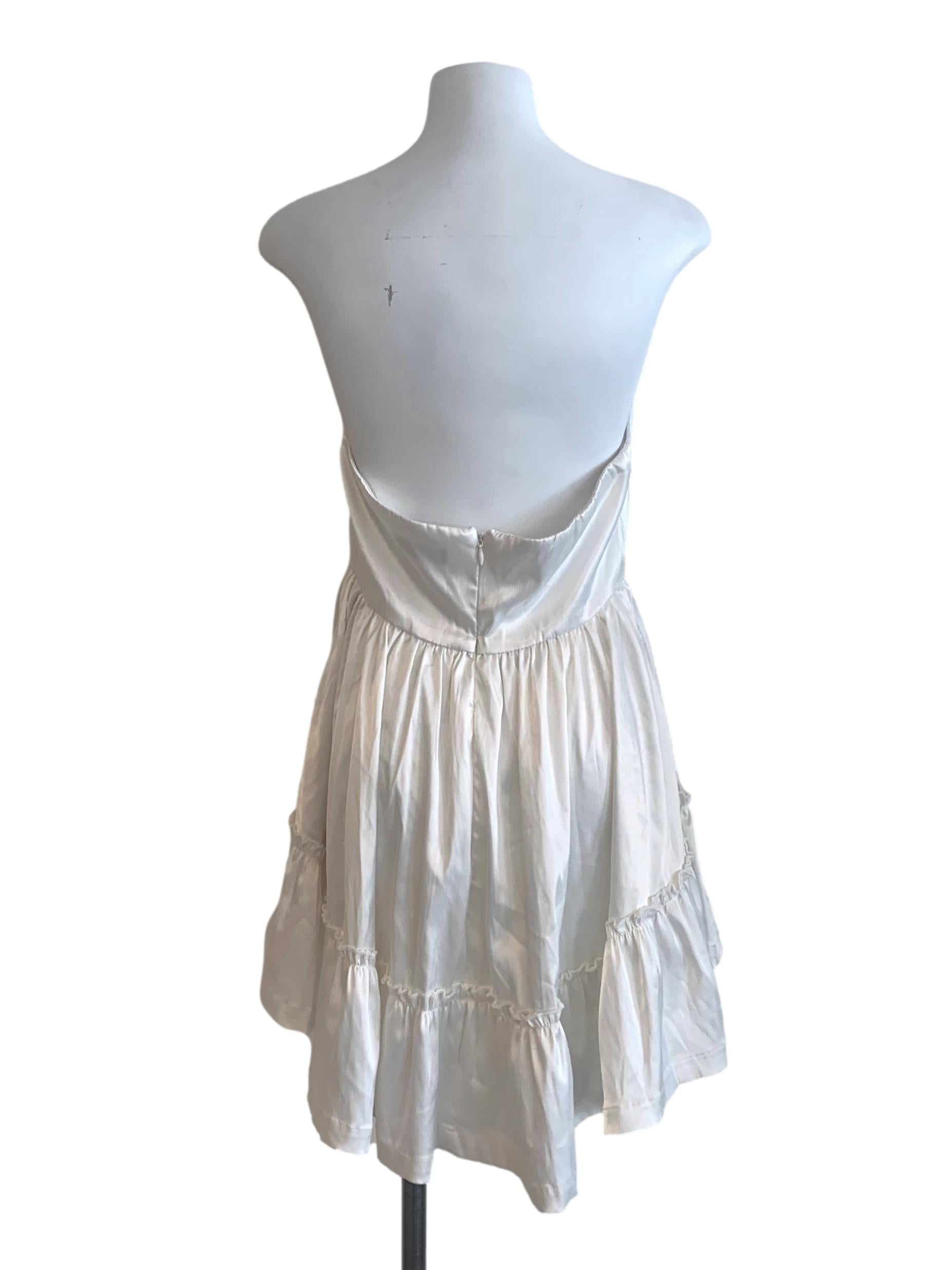 White Drop Waist Dress