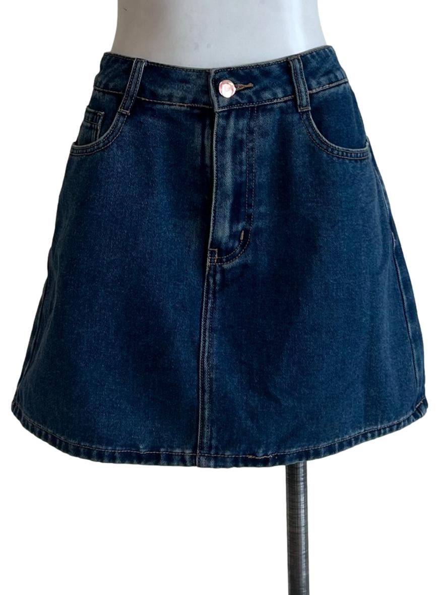 Blue Denim Skirt