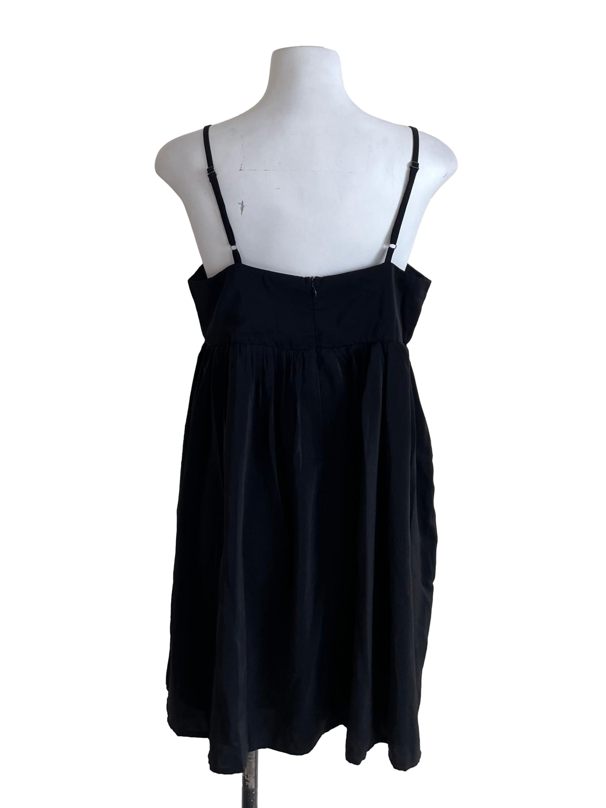 Black Babydoll Cami Dress