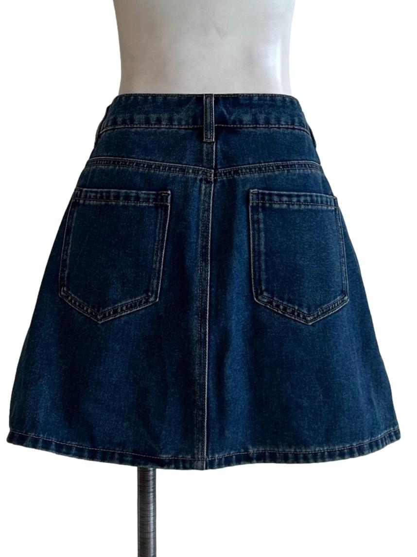 Blue Denim Skirt