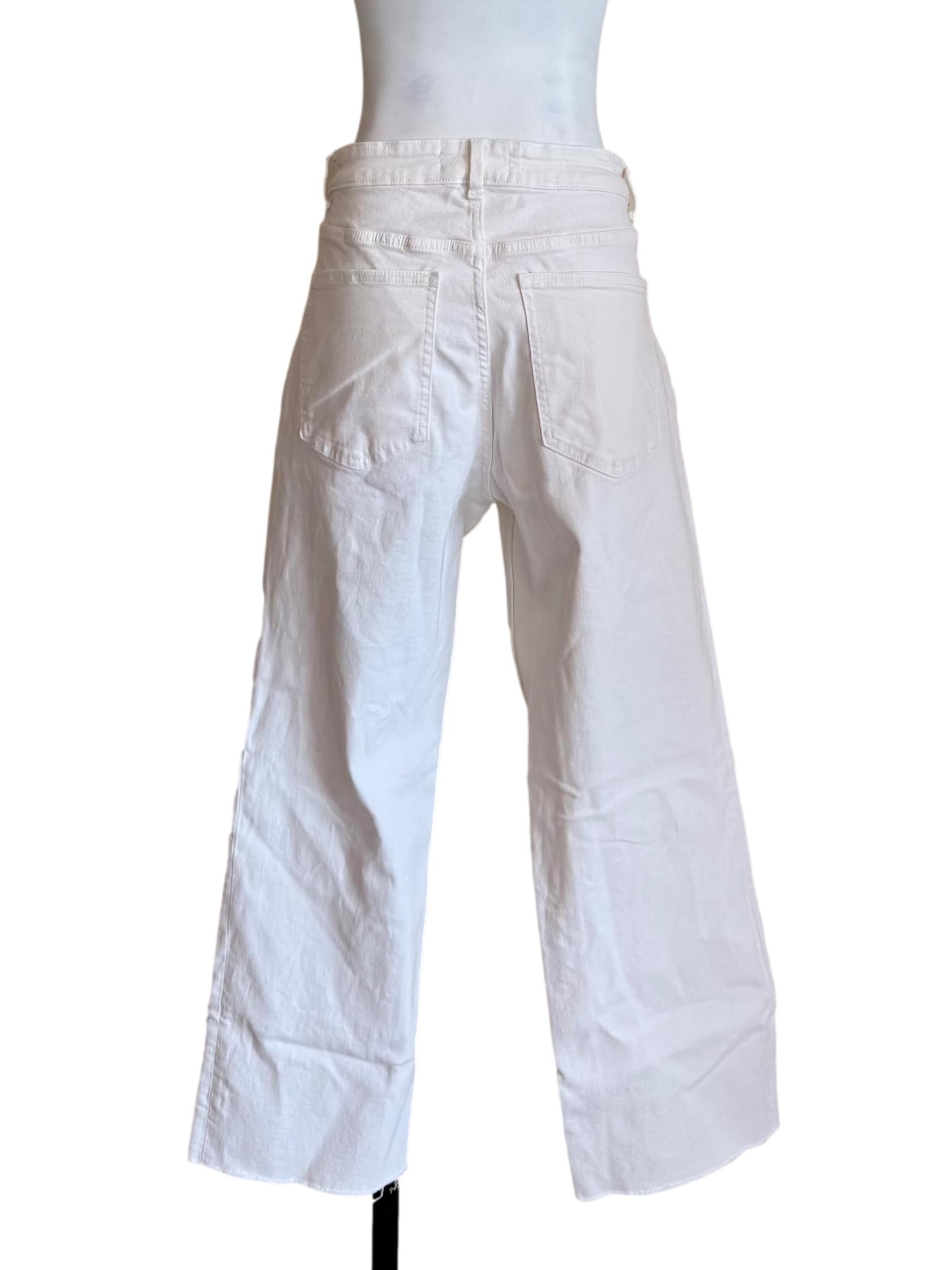 White Denim Baggy Jeans
