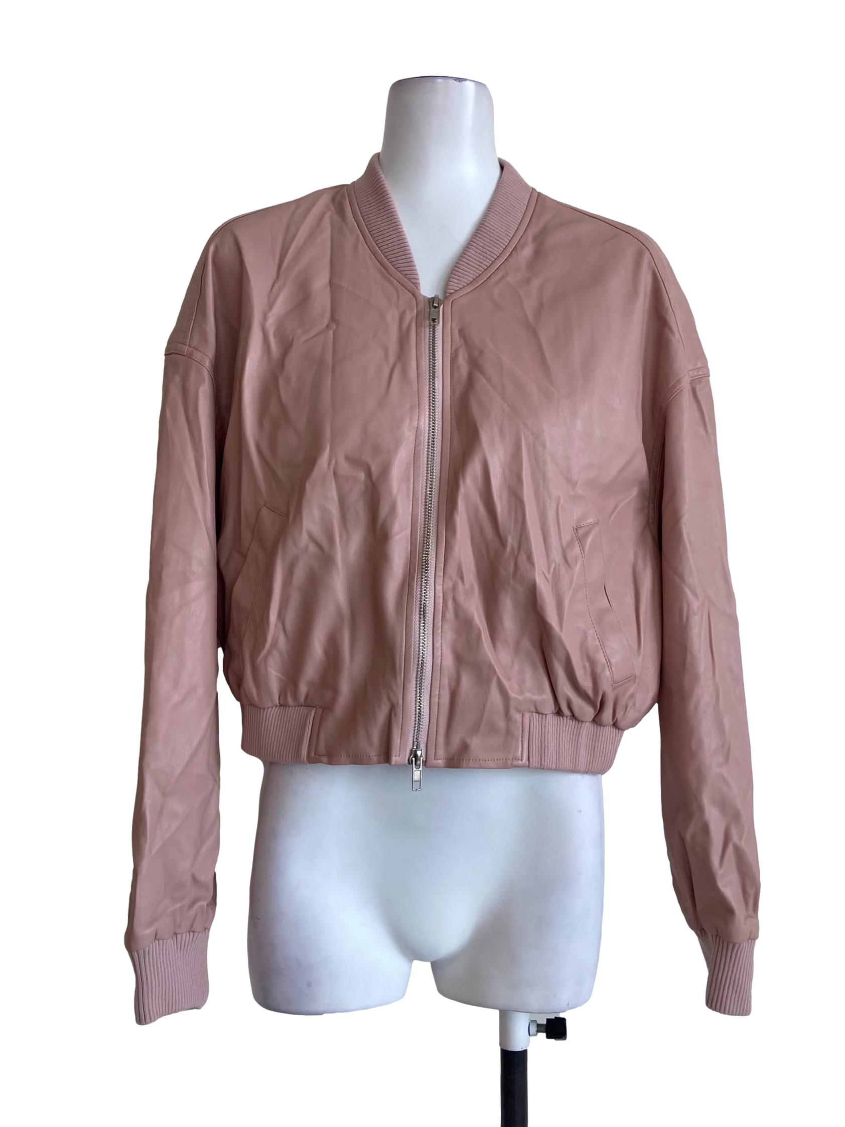 Flamingo Pink Front Zip Jackets