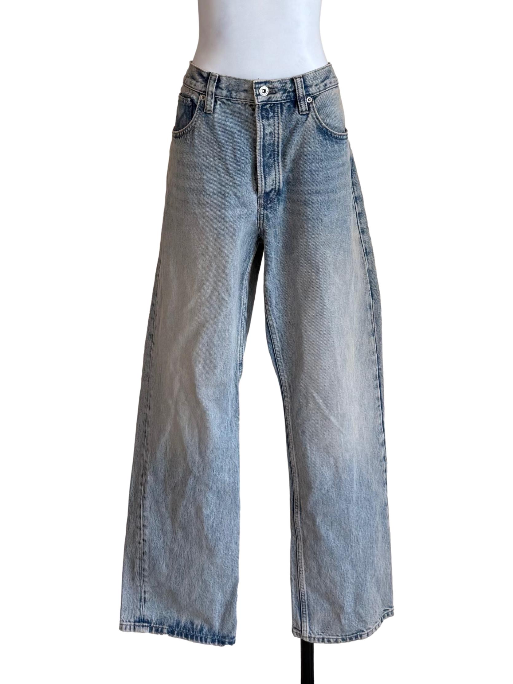 Light Wash Denim Baggy Jeans