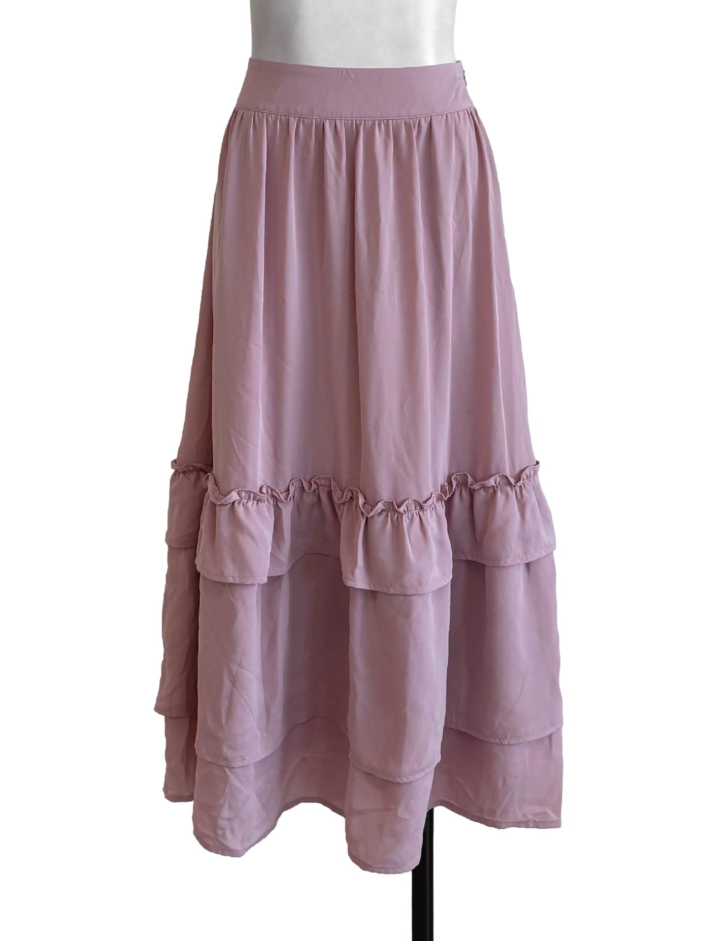 Heather Ruffle Layered Skirt