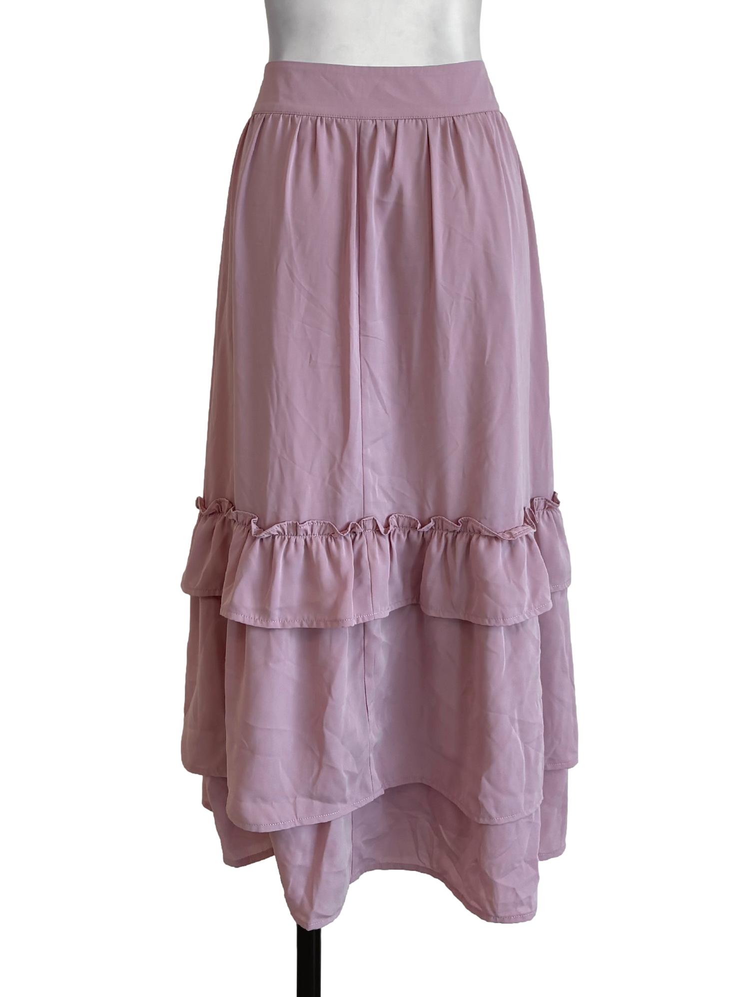 Heather Ruffle Layered Skirt