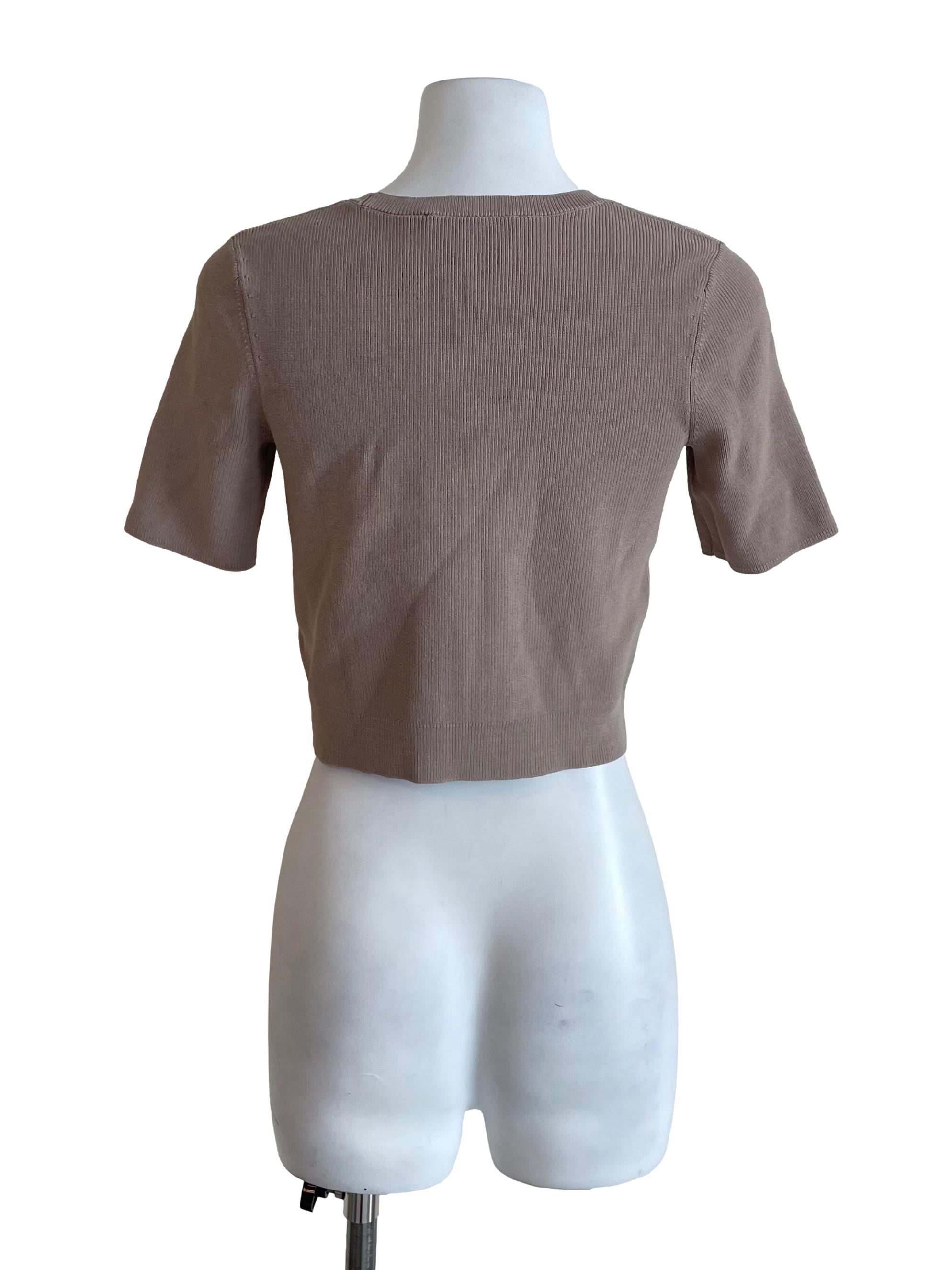 Hazel Wood Knit Crop Top