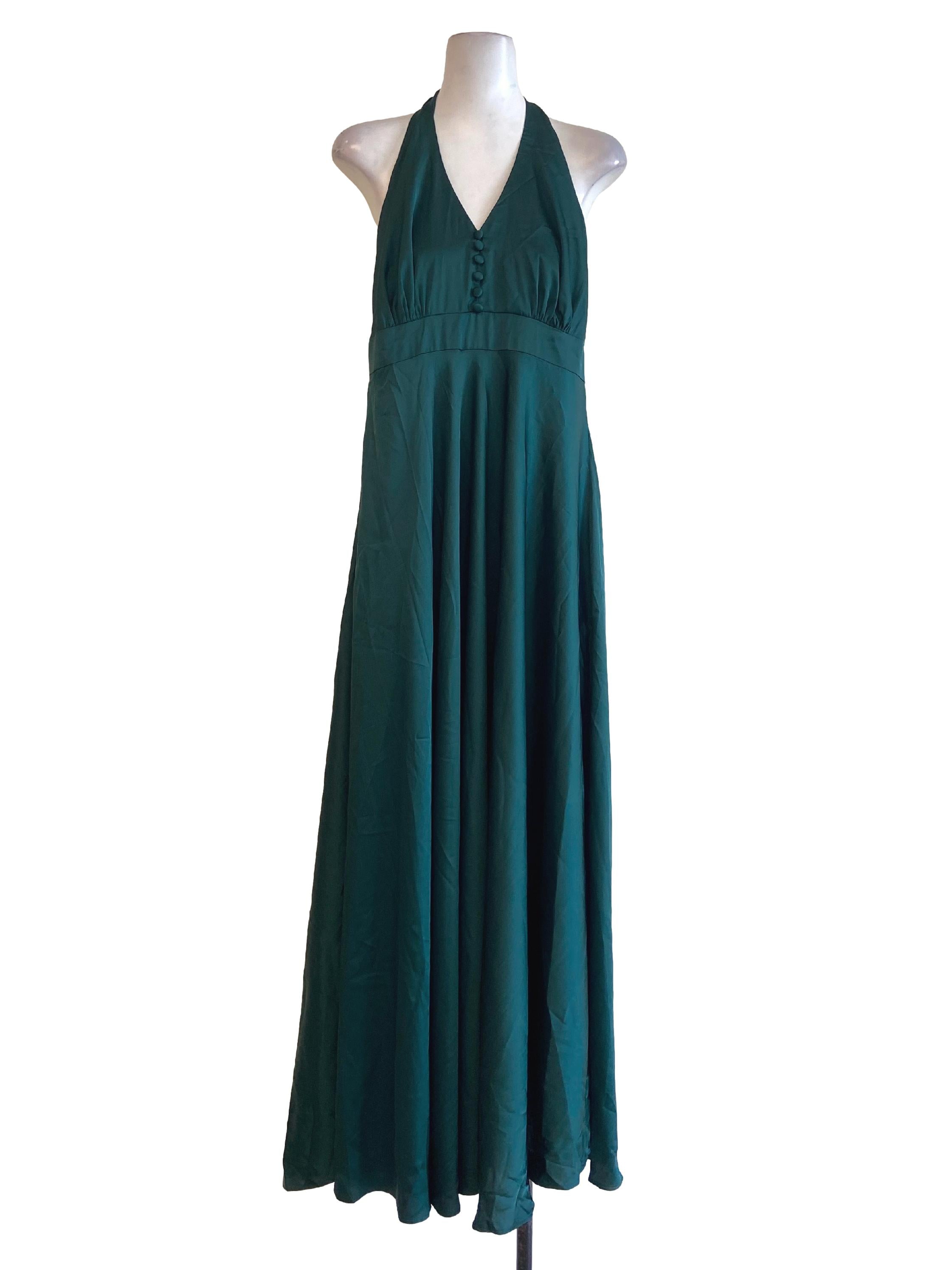 Cold-Shoulder Empire Max Dress with Slit Grape main image 0