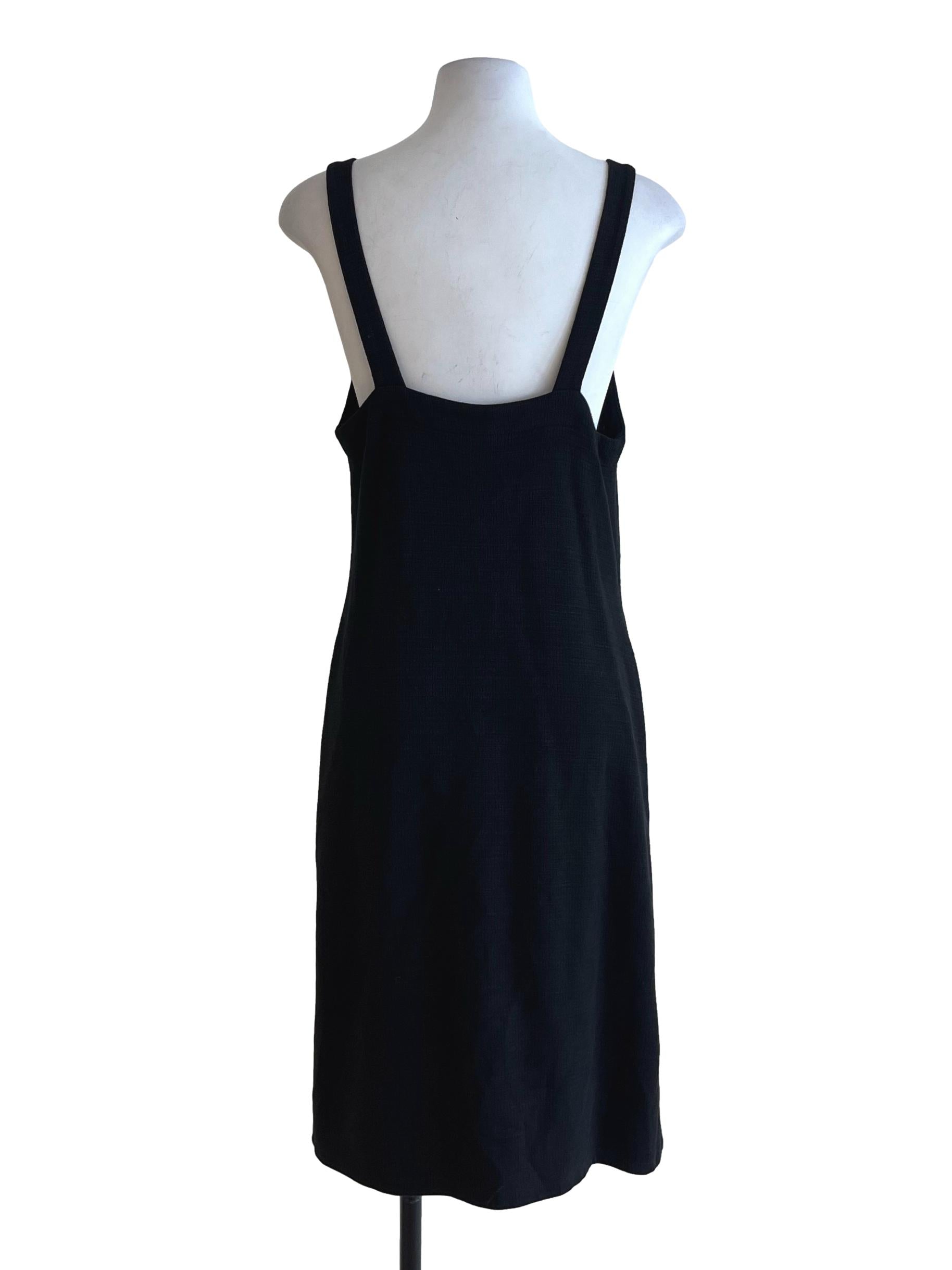 Black V-Neckline Sheath Dress