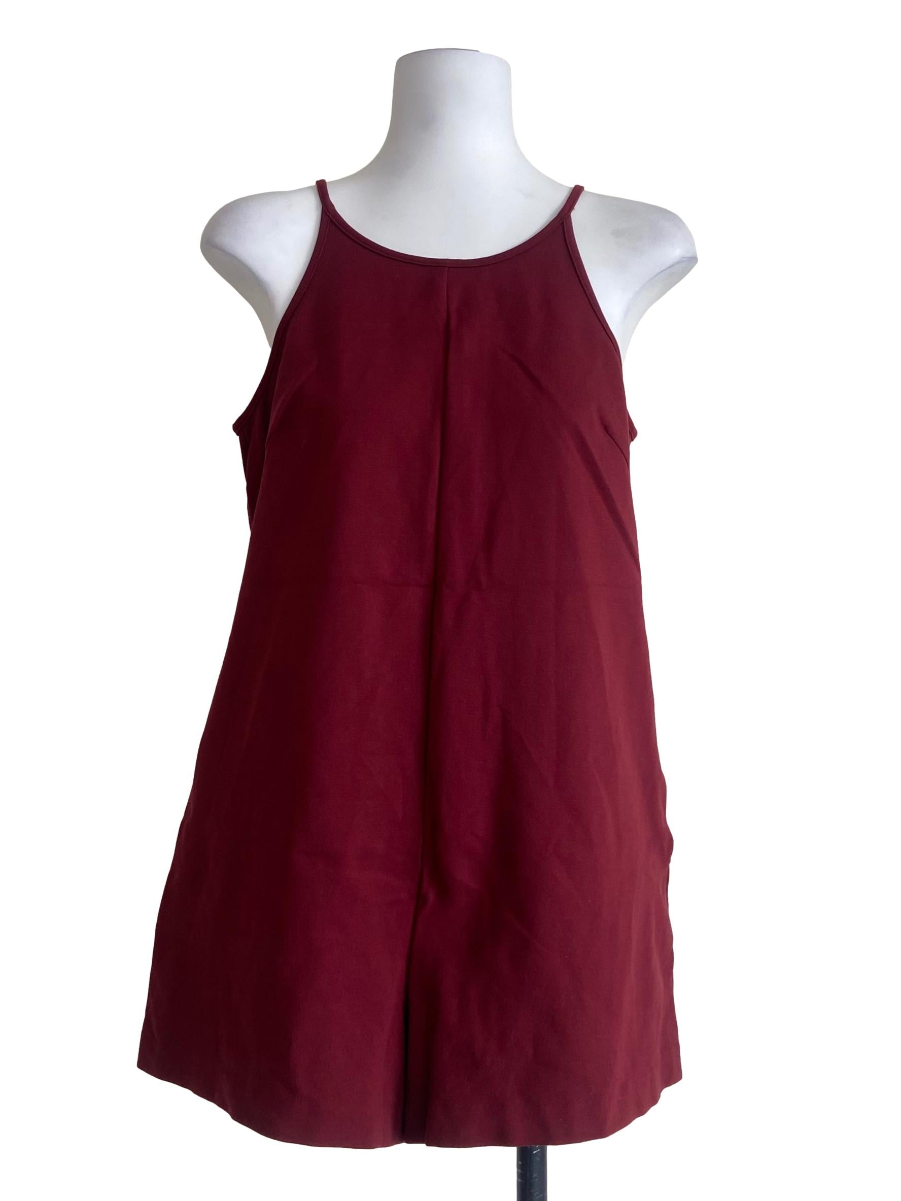 Lipstick Red Sleeveless Romper