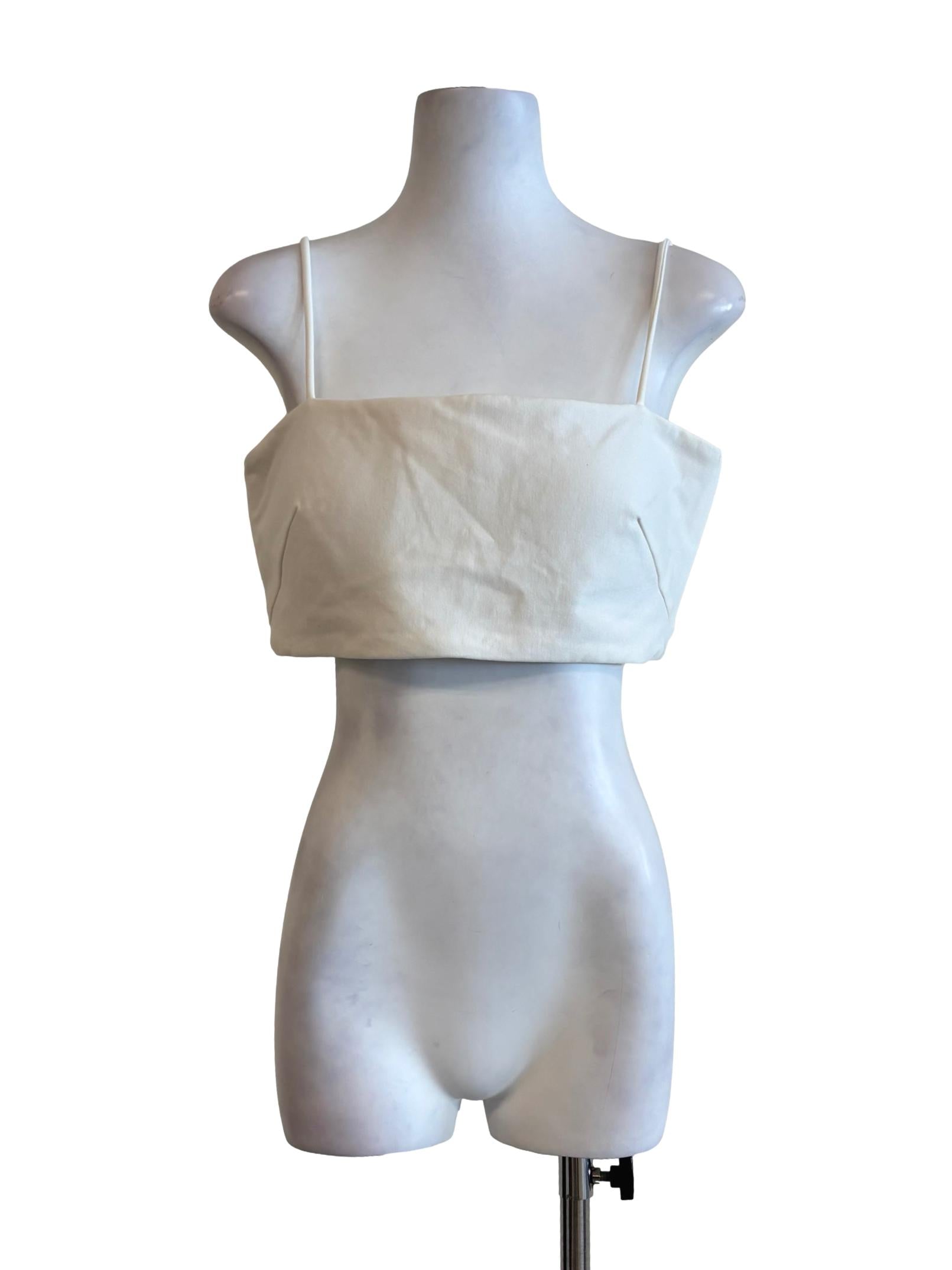 Pearl White Padded Camisole