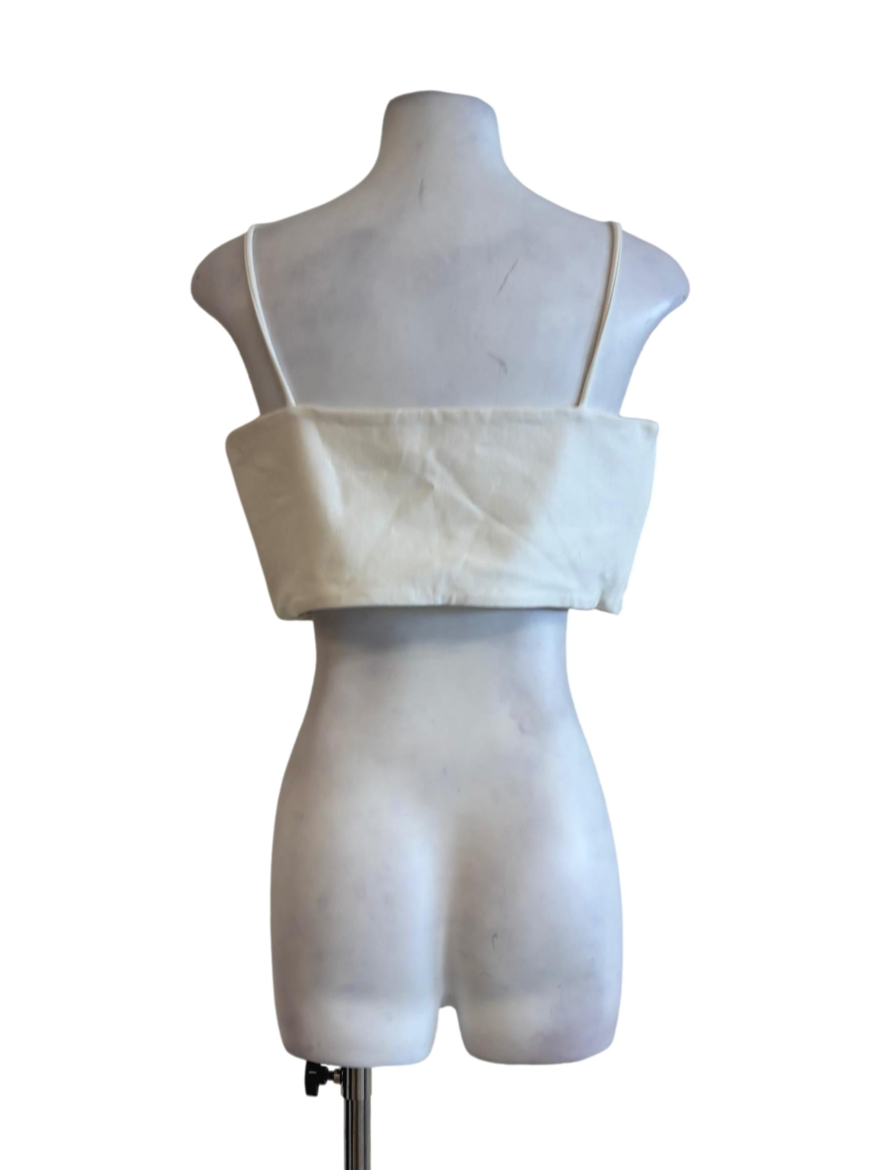 Pearl White Padded Camisole
