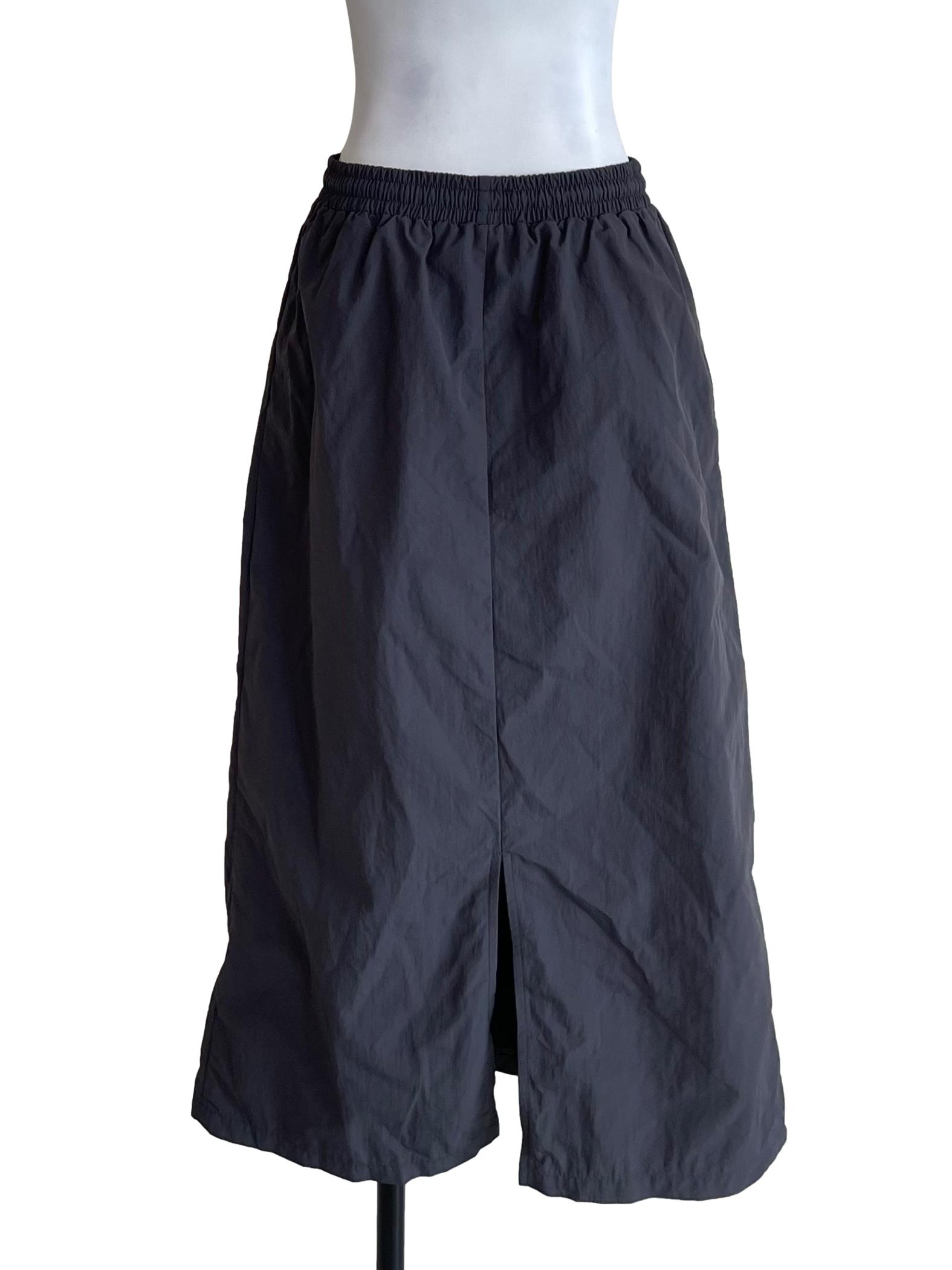 Anchor Grey Elasticated Waist Skirt