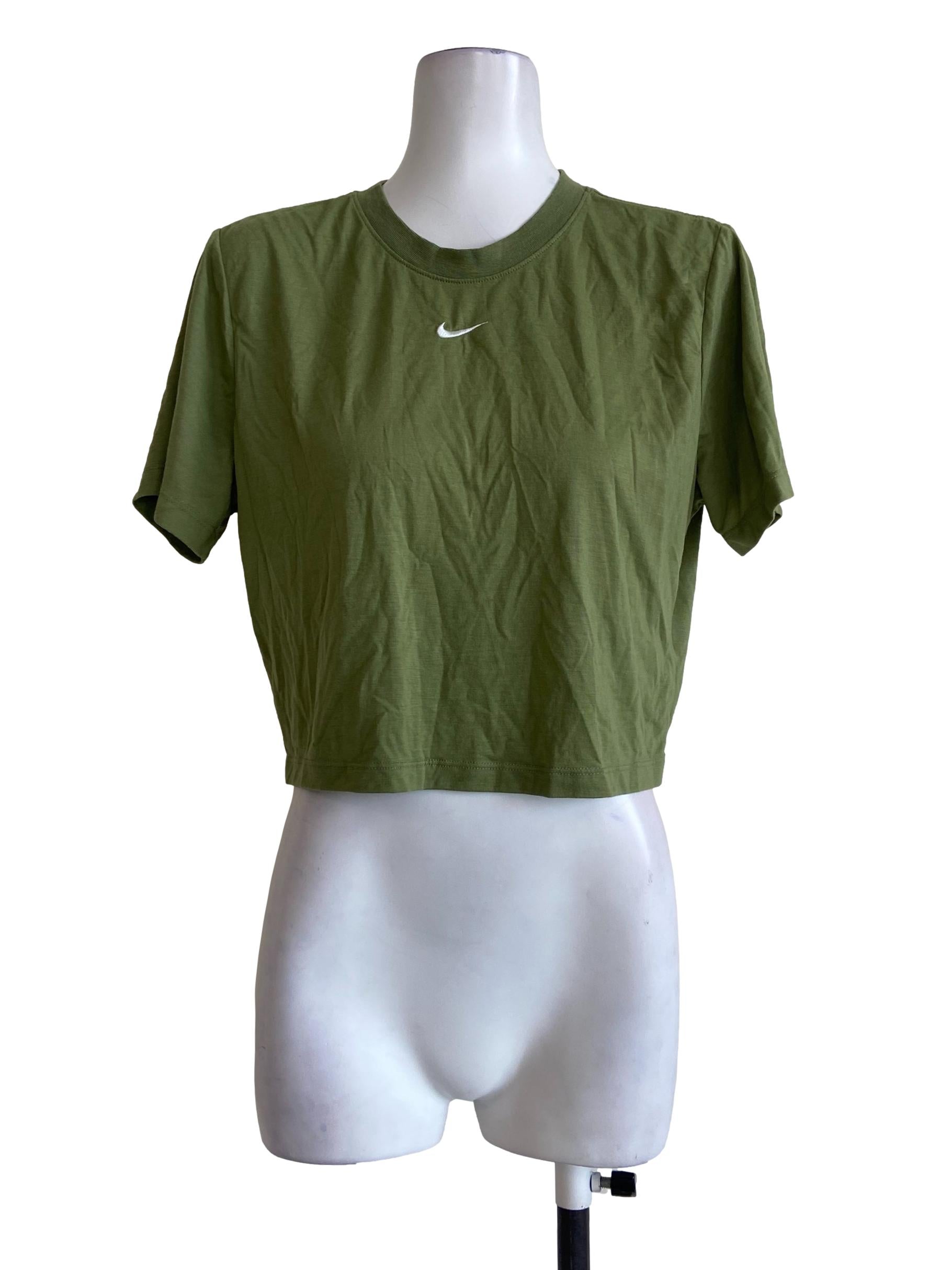 Green Crop Top Blouse