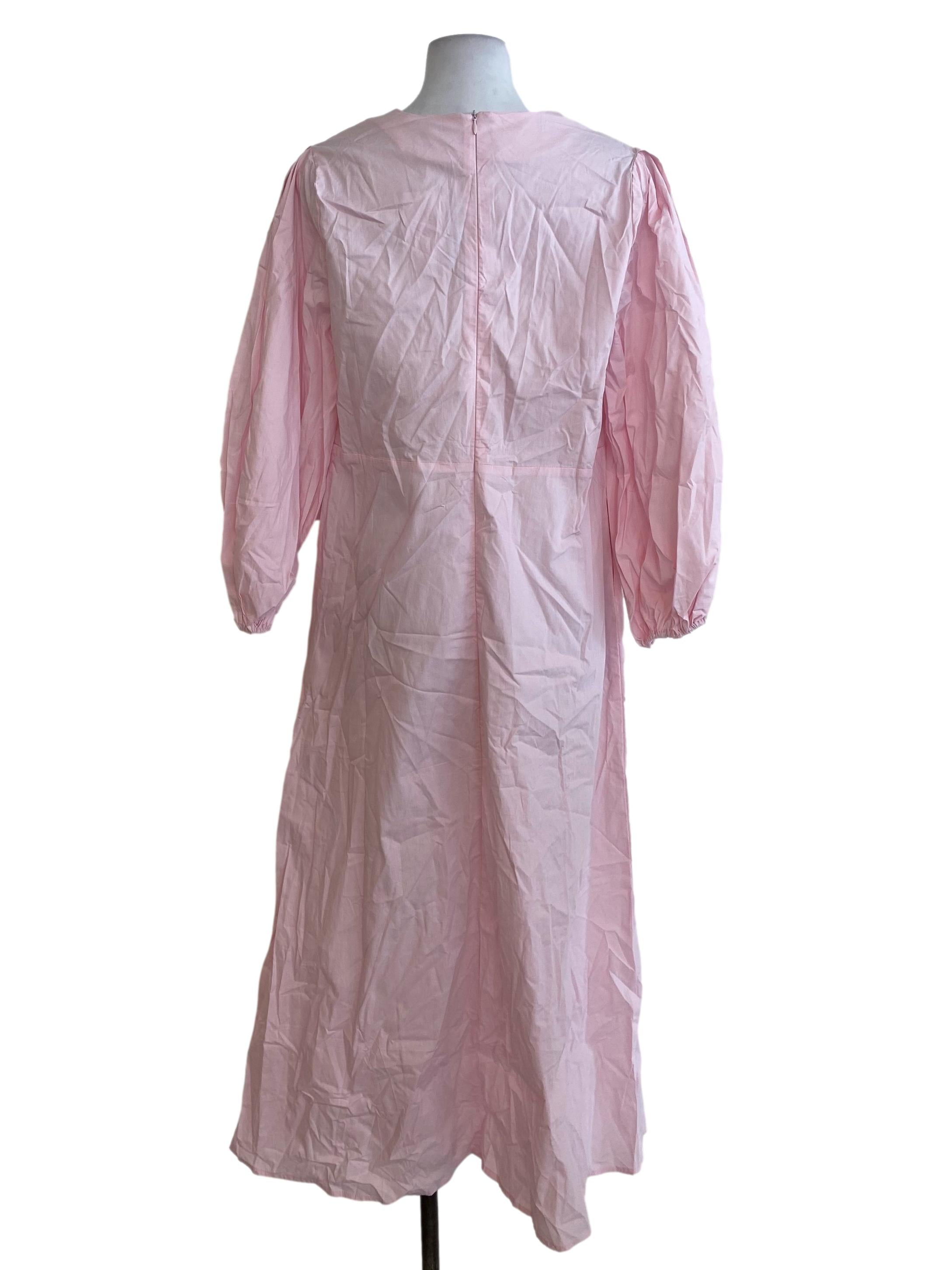 Pink Long Sleeve Dress