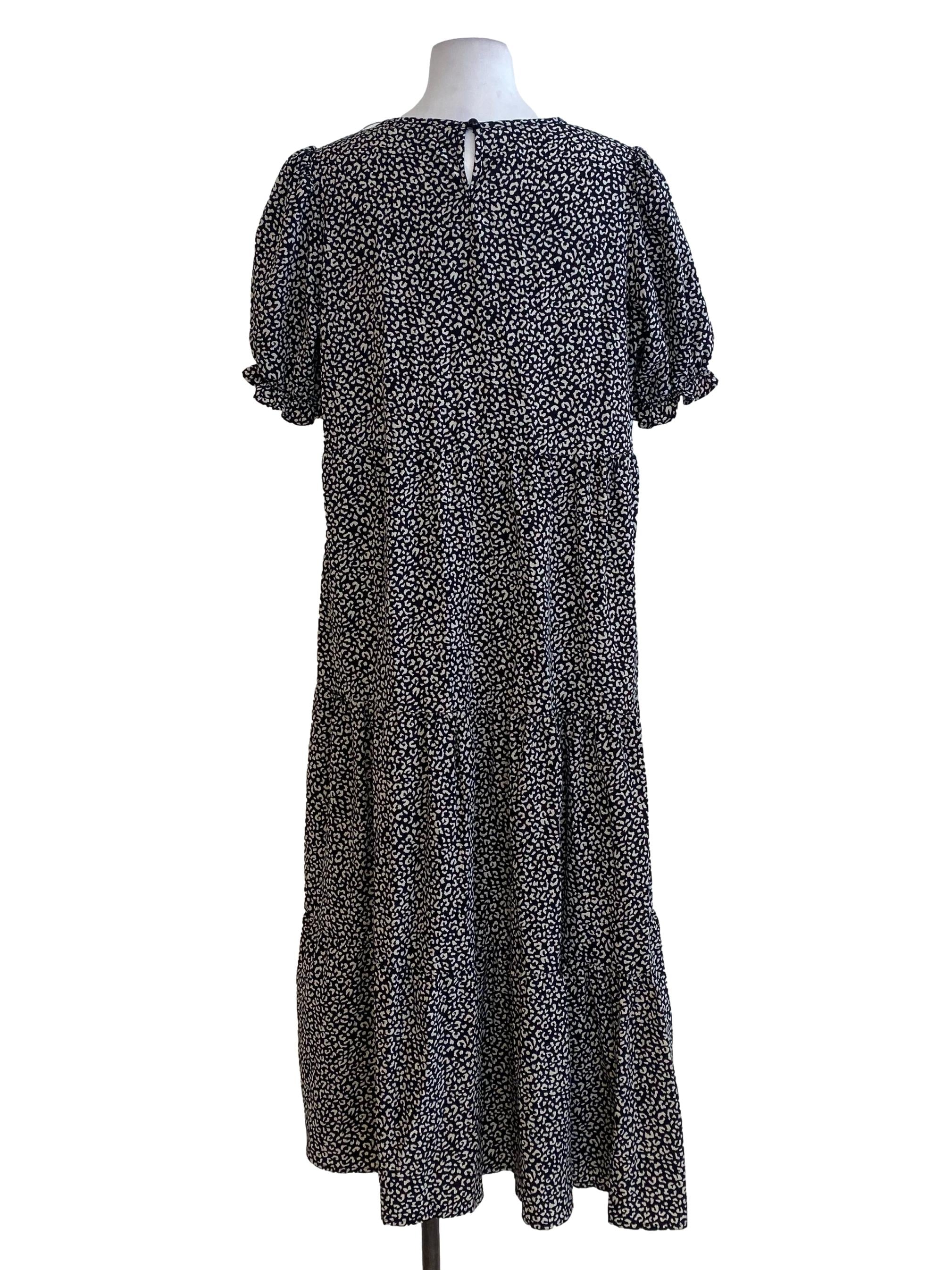 Black Printed Dress