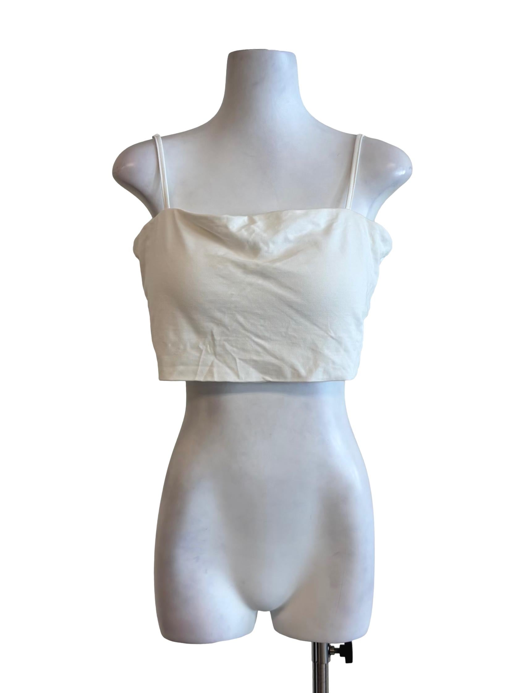 Ivory White Padded Camisole