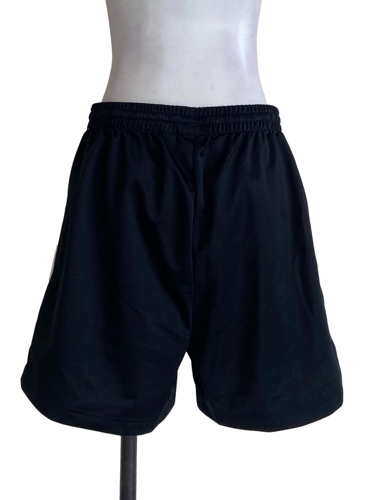 Black & White Stripe Short Pants