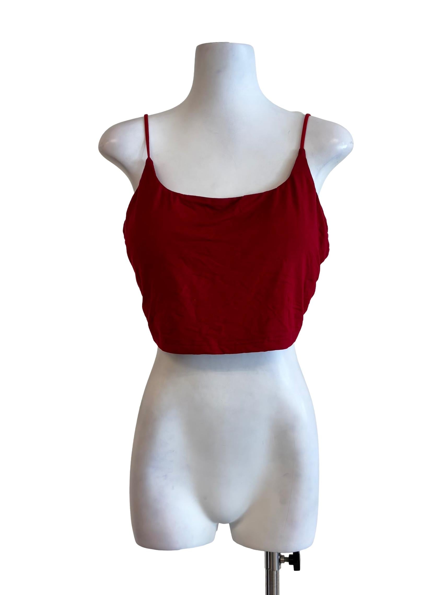 Crimson Red Padded Camisole