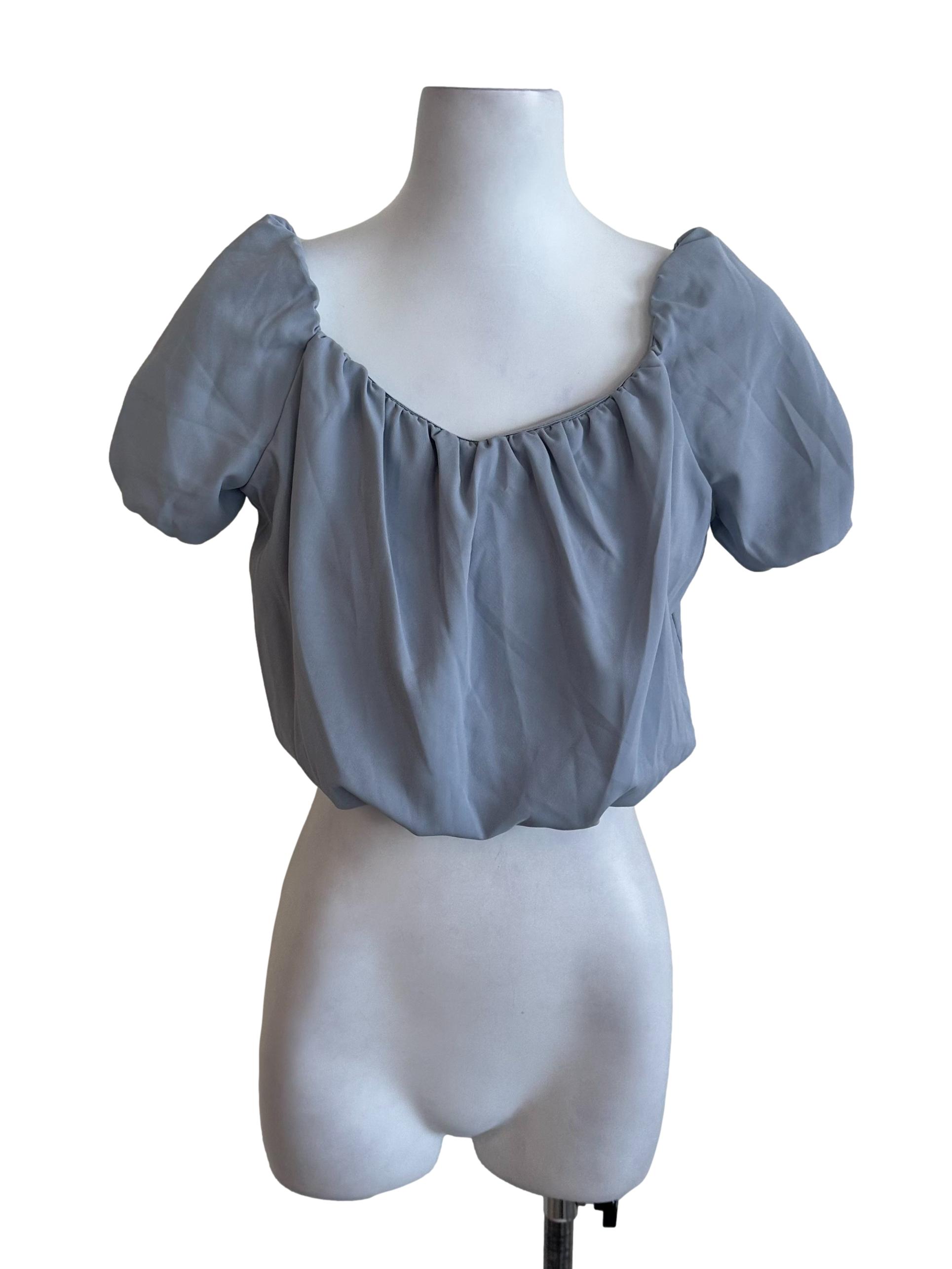 Dusty Blue Top