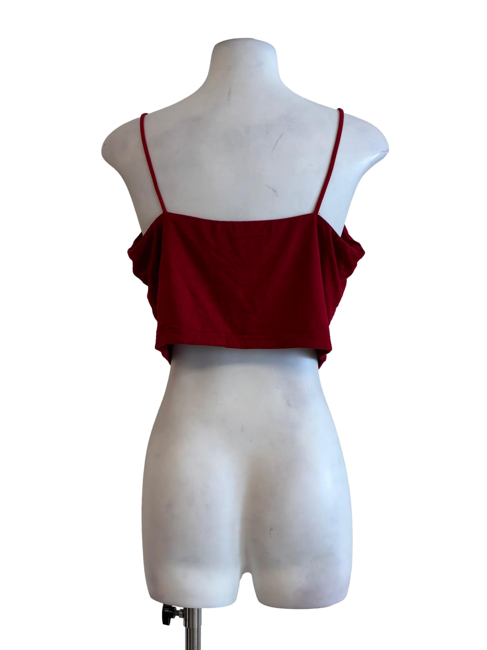 Crimson Red Padded Camisole