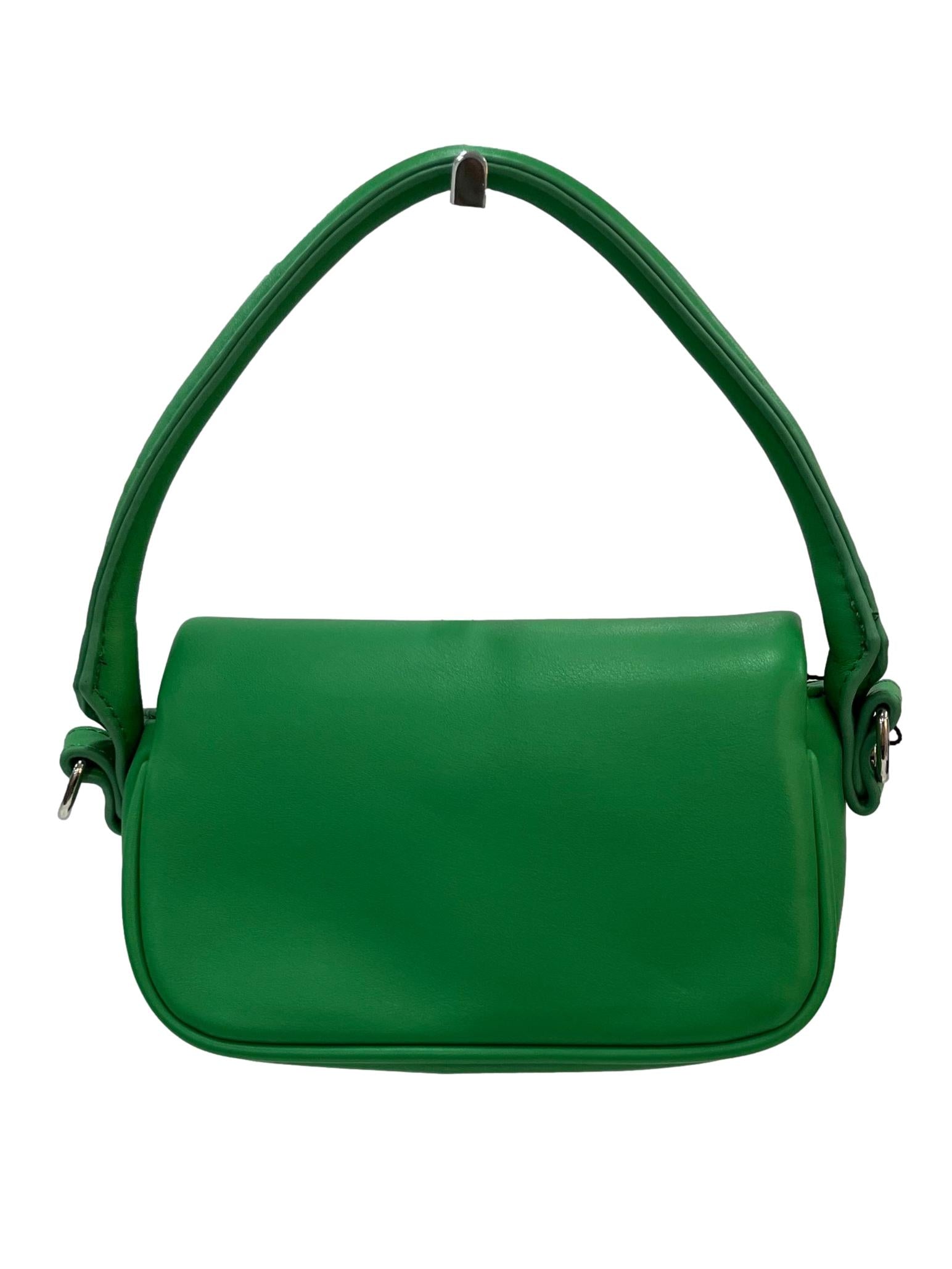 Front Flap Crossbody Bag - Green