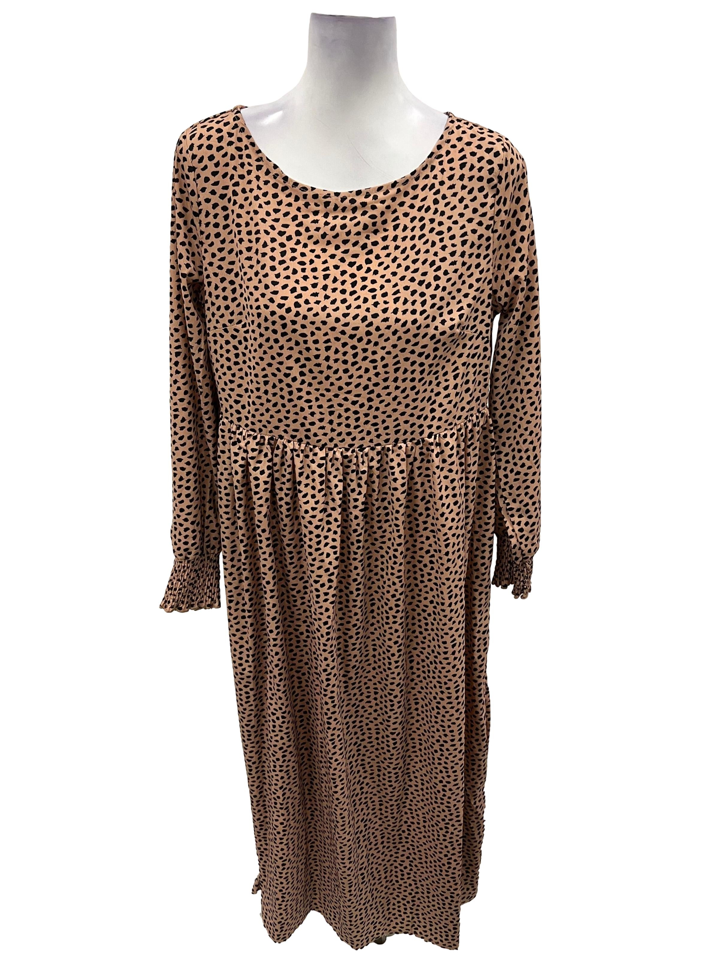 Pink Cheetah Print Dress