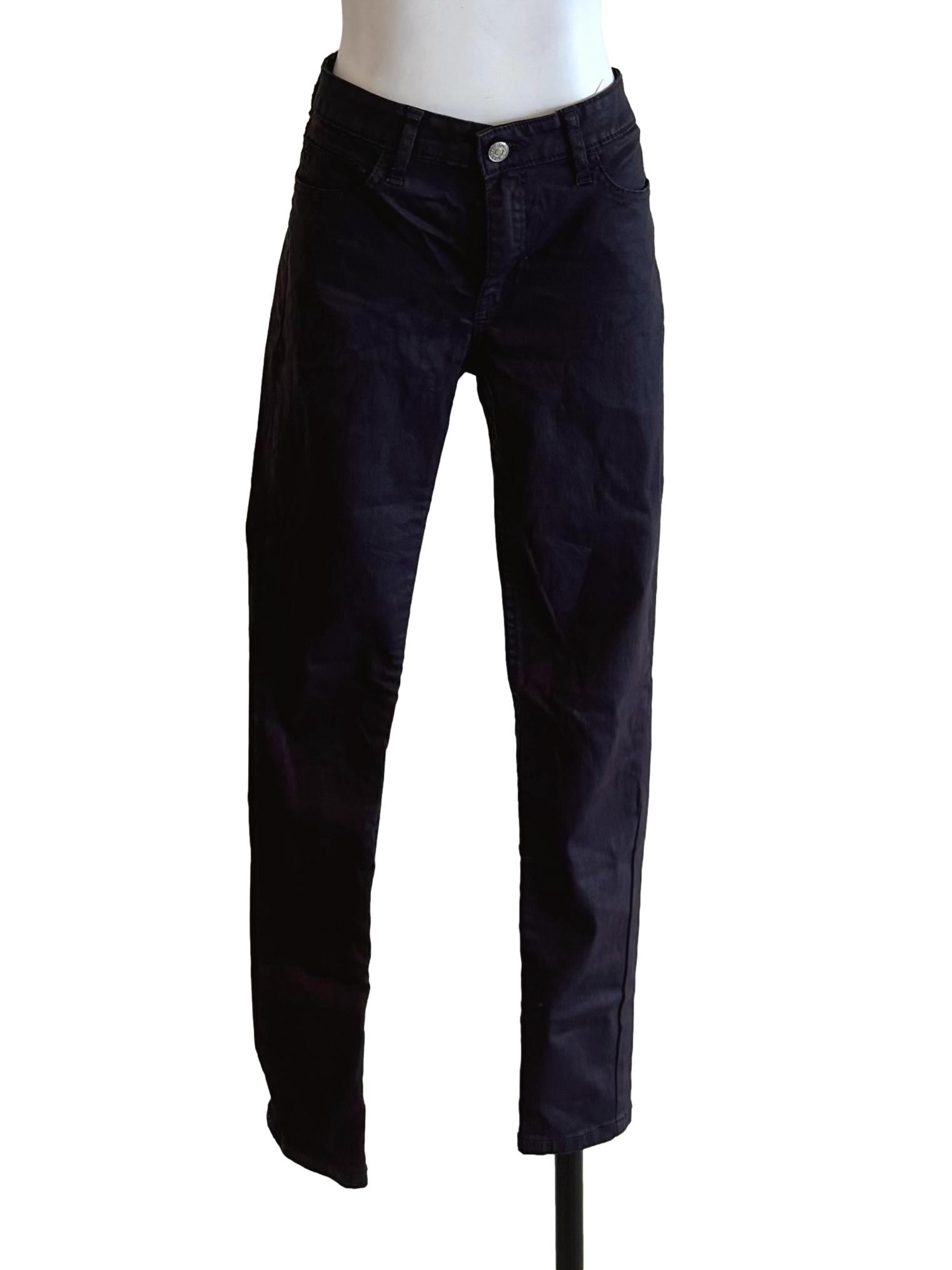 Dark Purple Denim Skinny Jeans