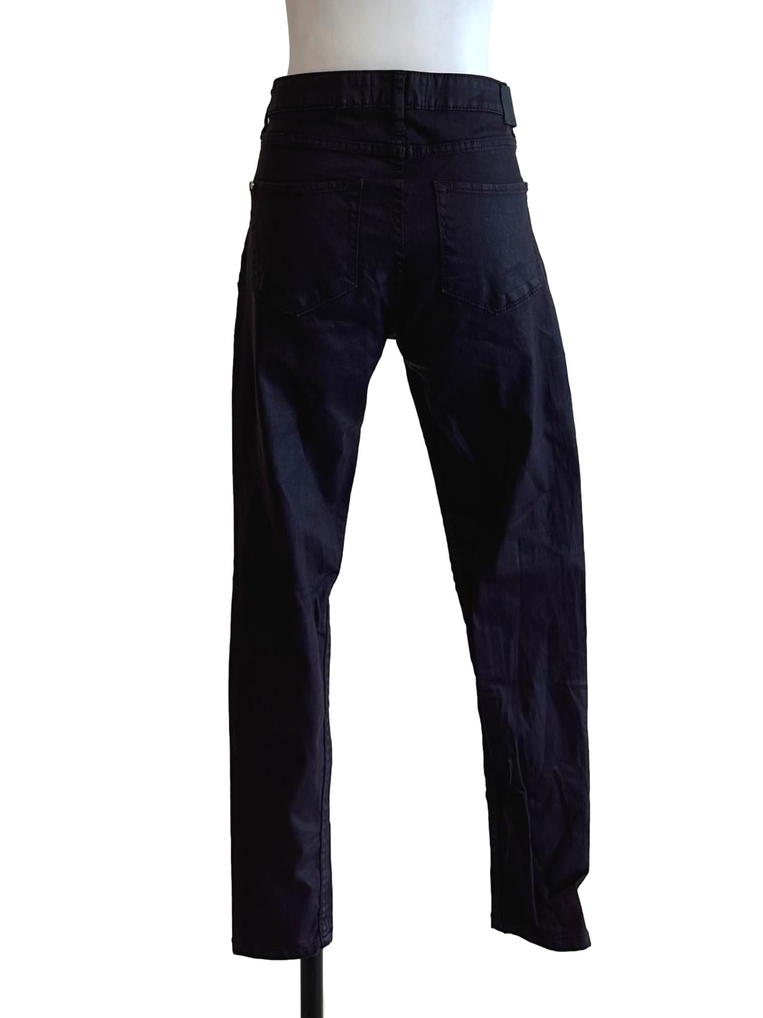 Dark Purple Denim Skinny Jeans