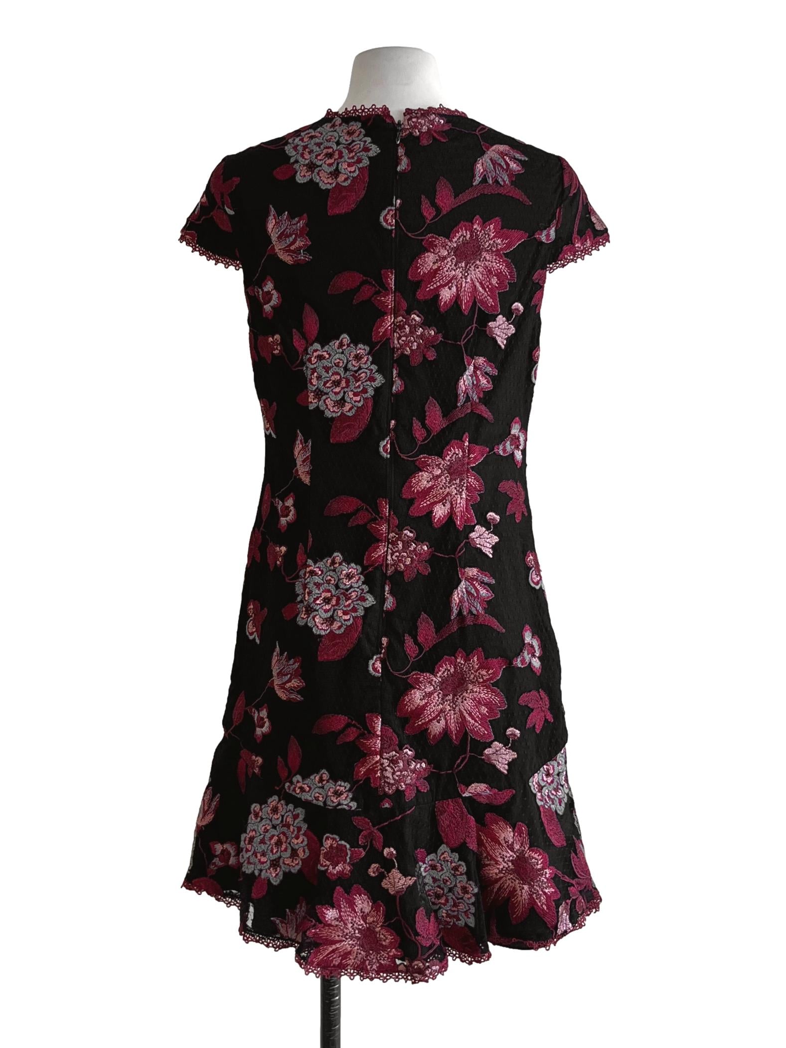 Black Lace Empire Dress
