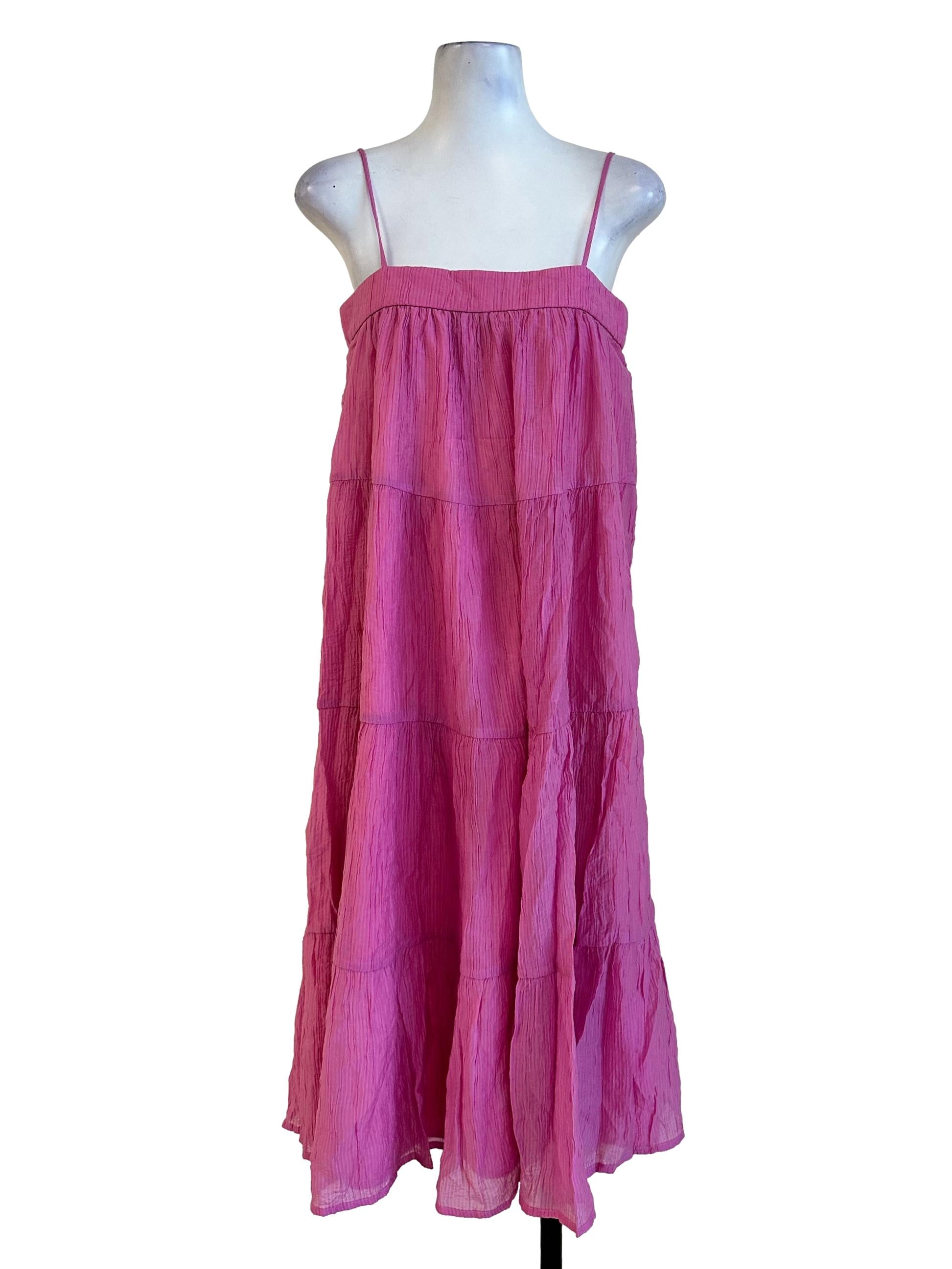 Bubblegum Pink Texture Dress