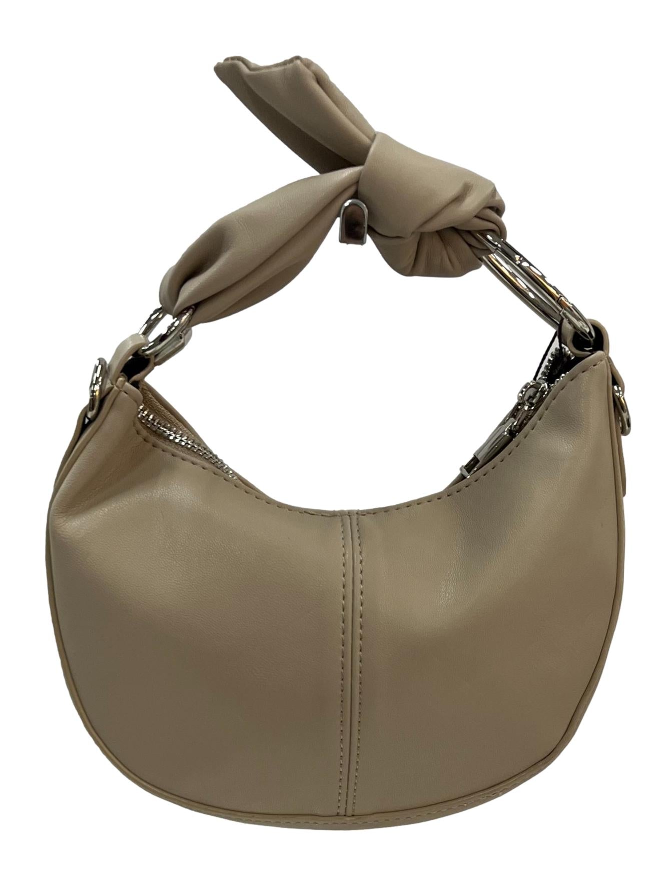 Crescent Shoulder Bag - Beige